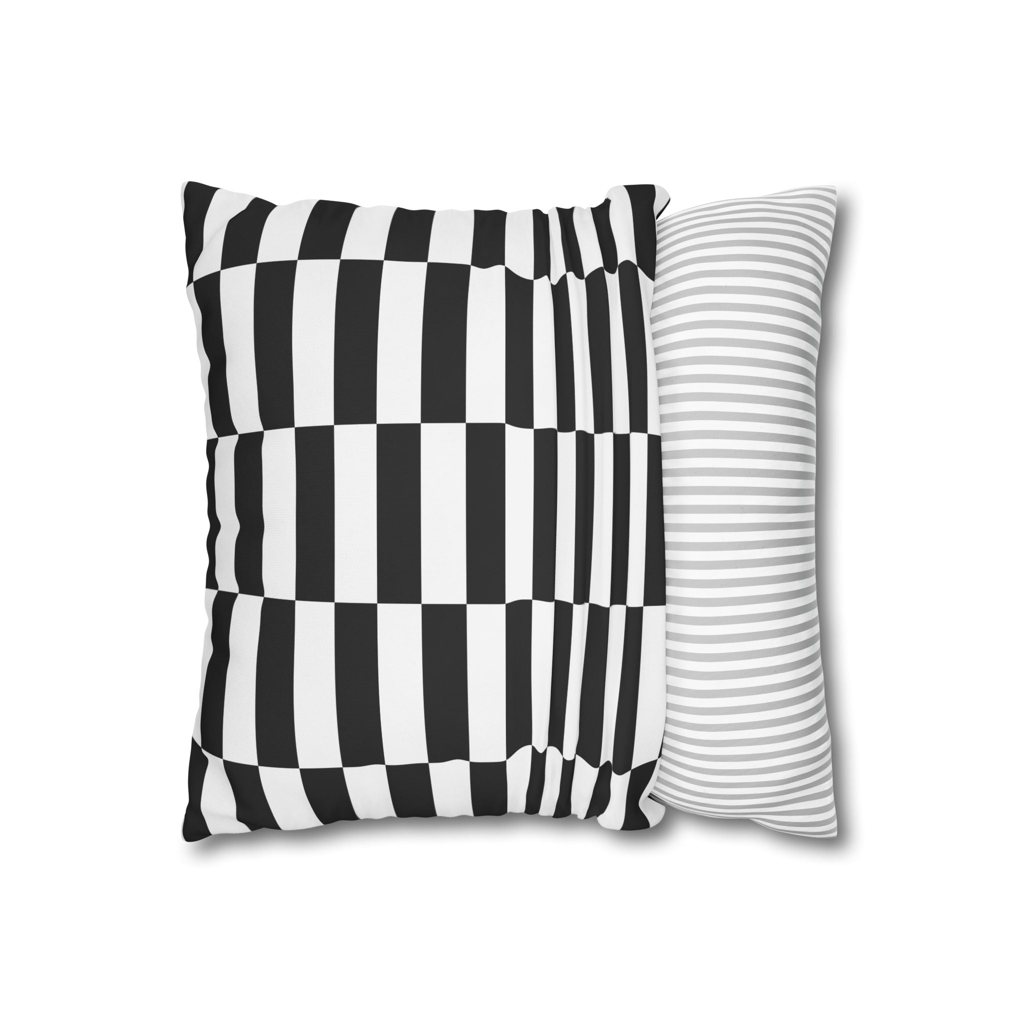 Monochrome Stripe Pillowcase - Modern Design