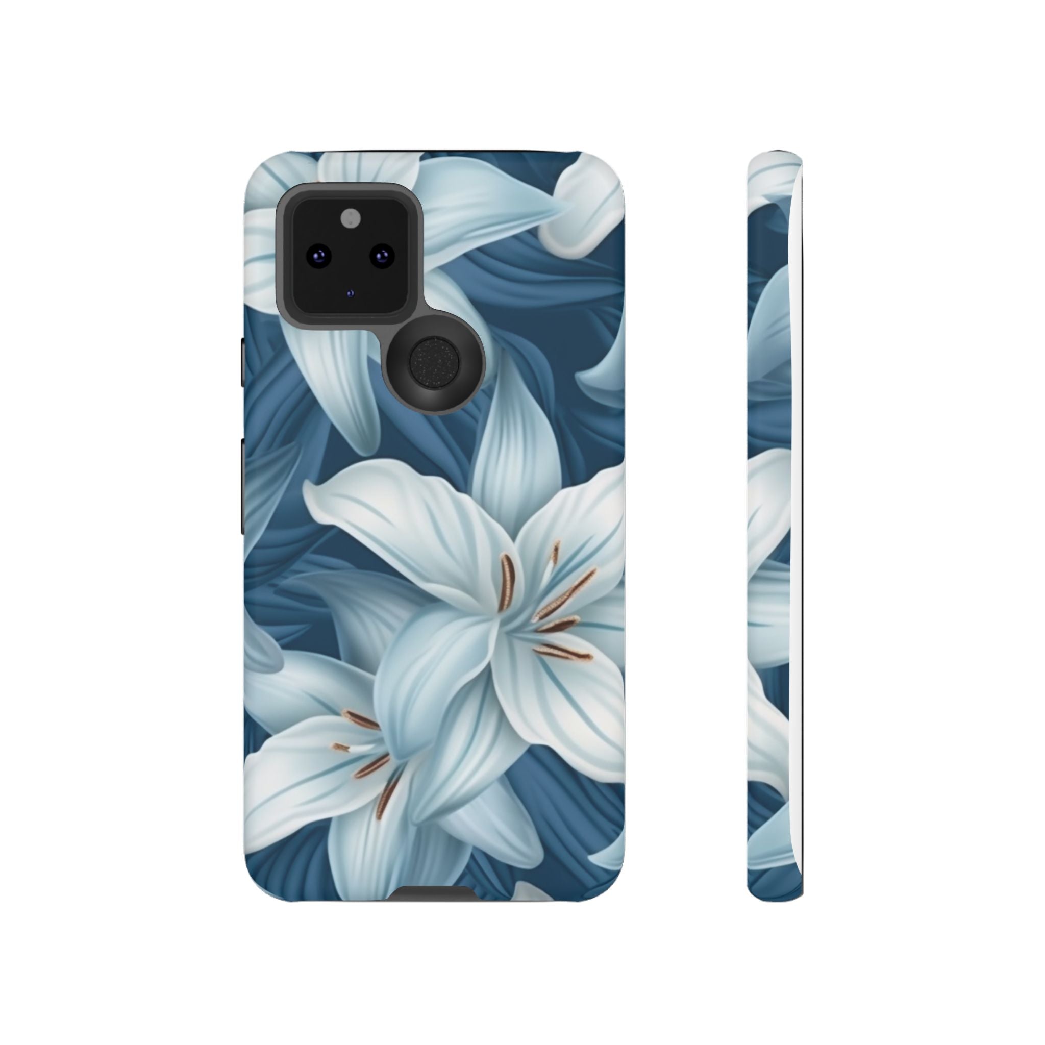 Pastel Blue Lily Google Pixel Case (All Models)