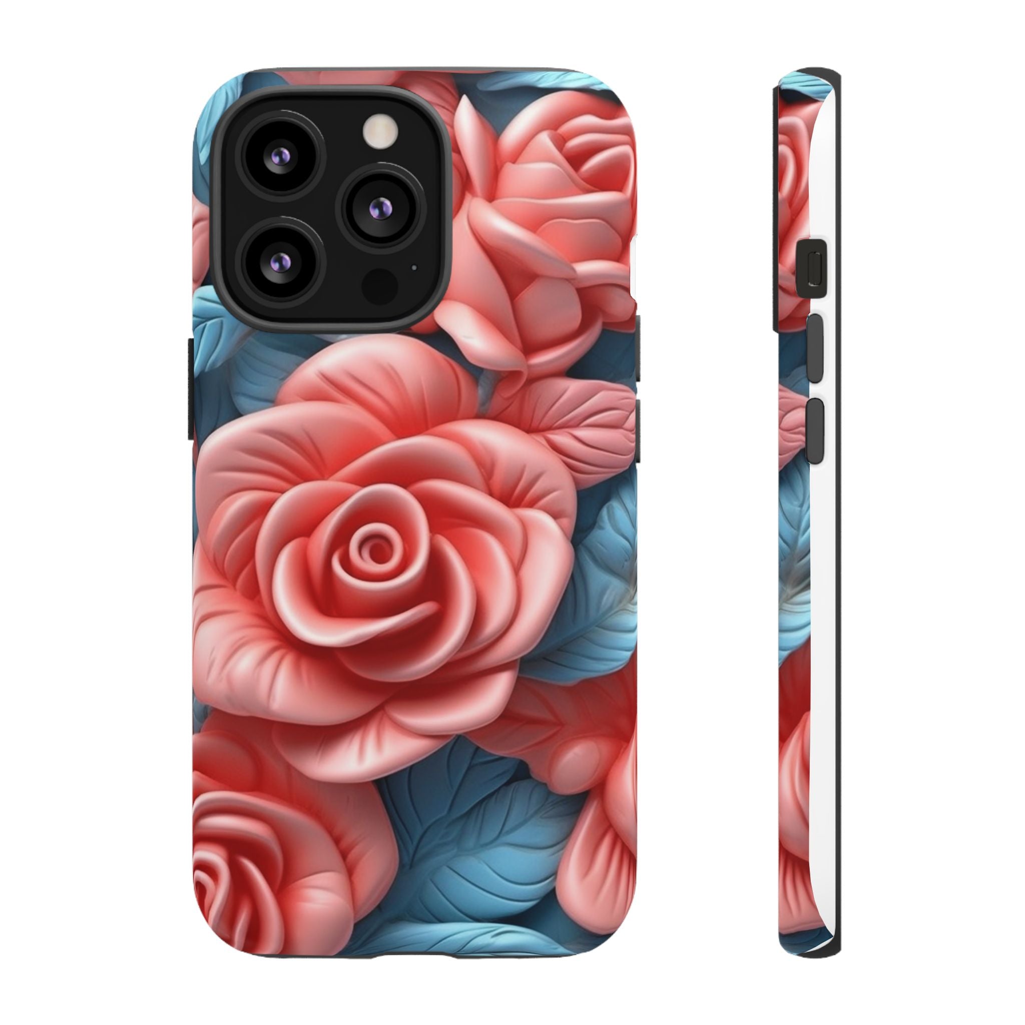 Stylized Floral iPhone Case - Hexagon Stone