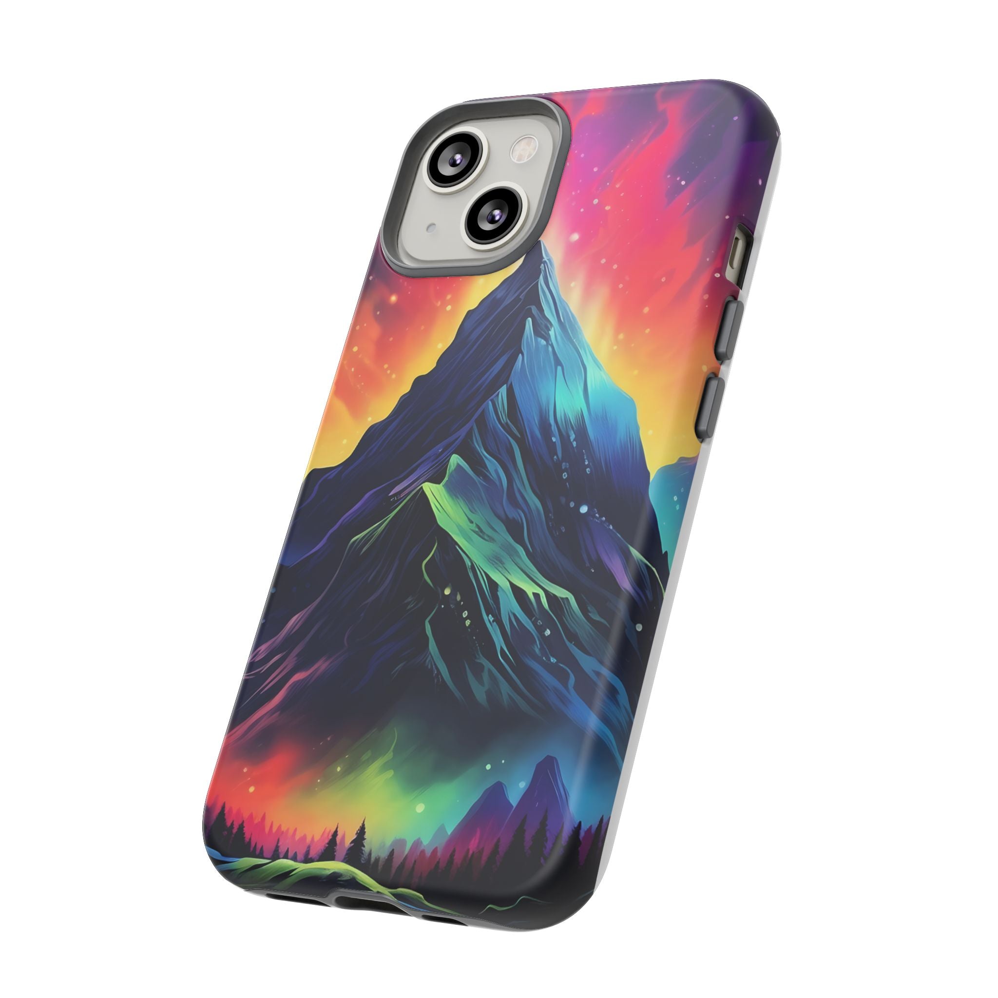 Cosmic Mountain iPhone Case - Hexagon Stone