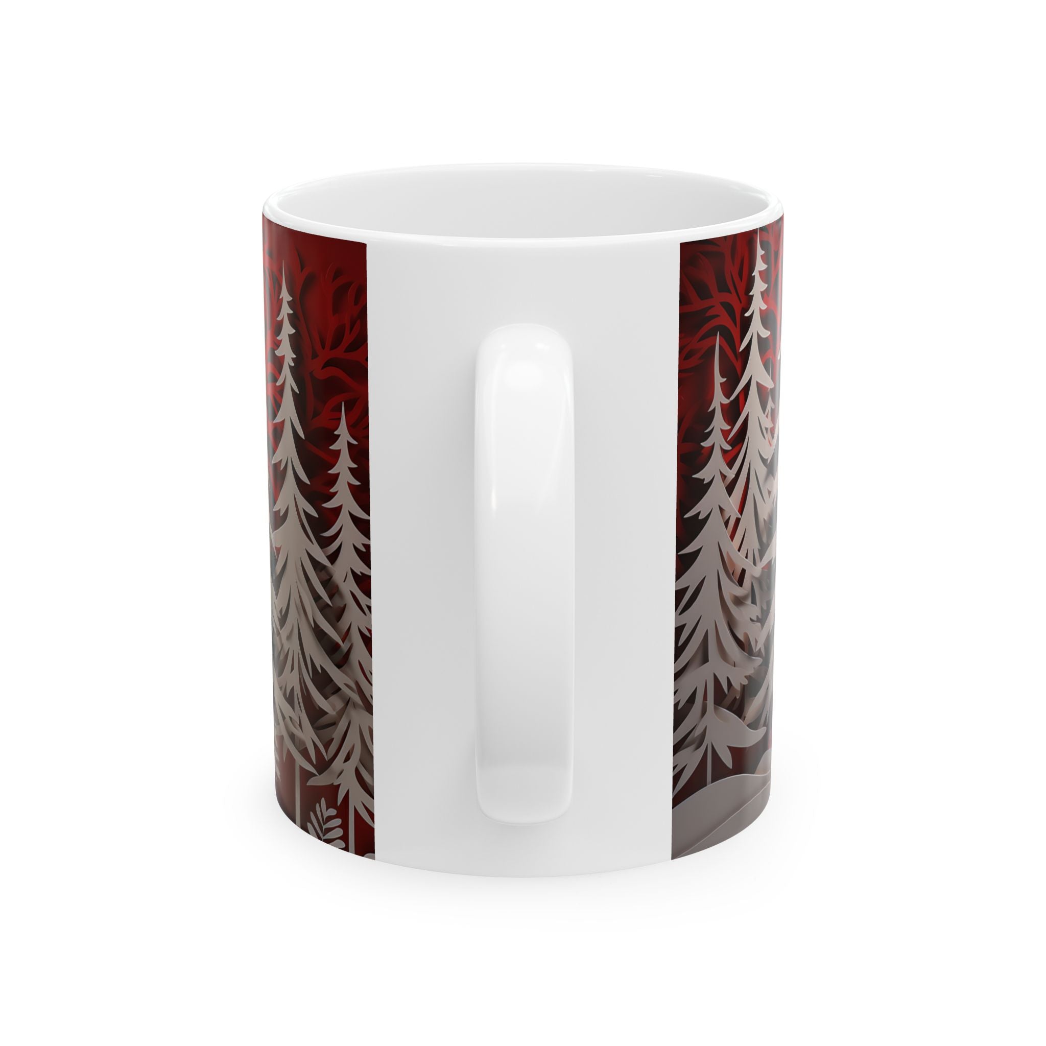 Winter Wonderland Papercut Mug