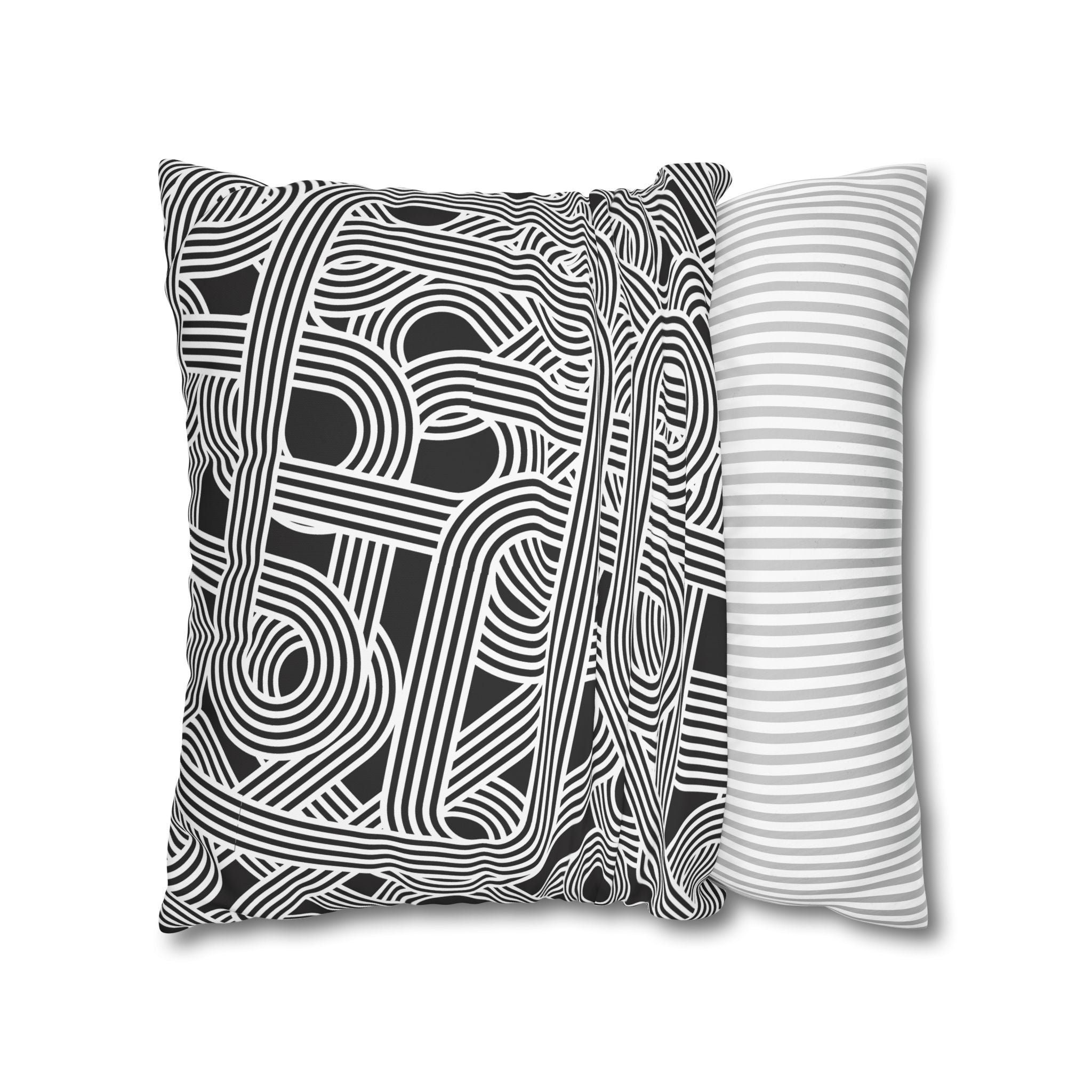 Retro Optical Illusion Pillowcase