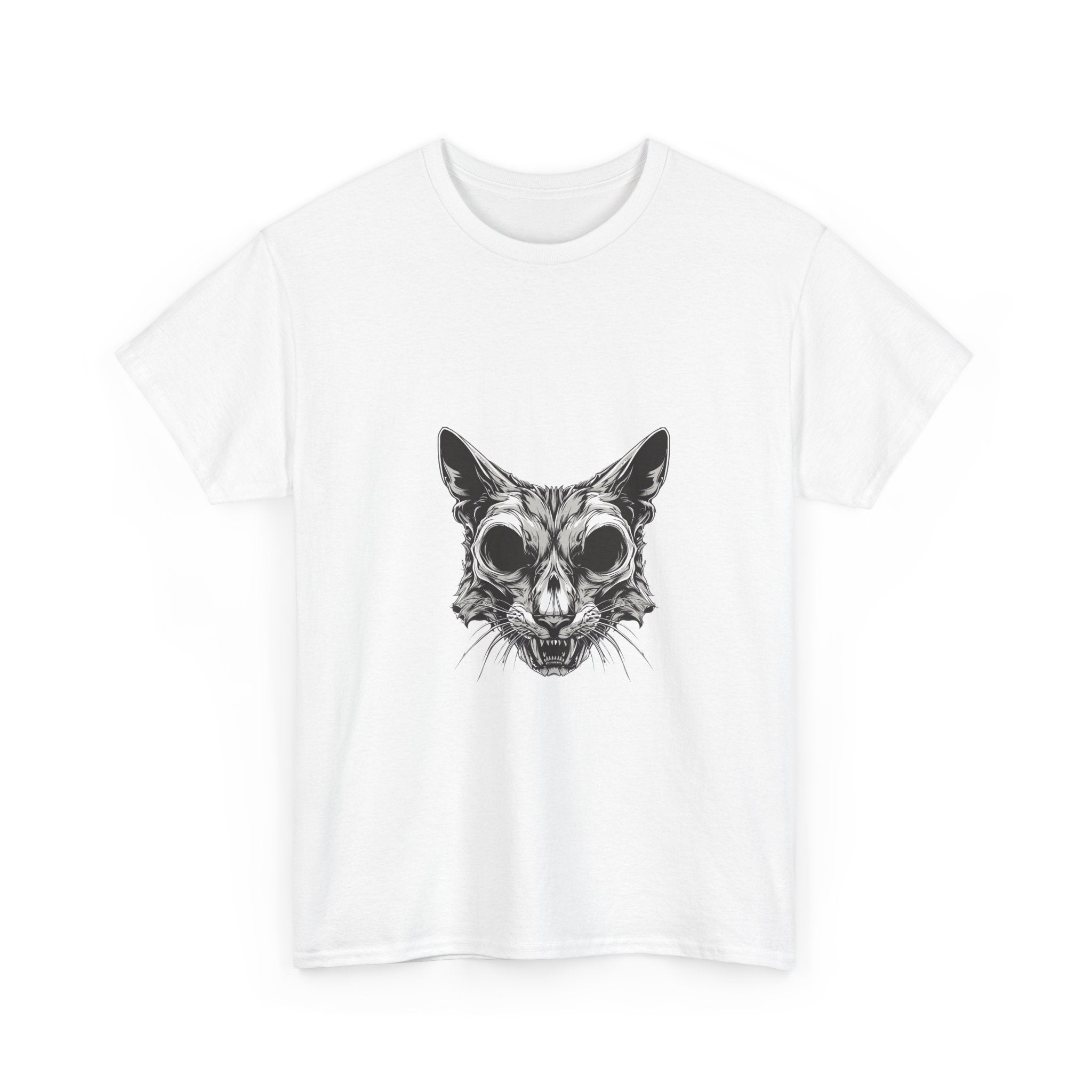 Gothic Cat Skull T-Shirt