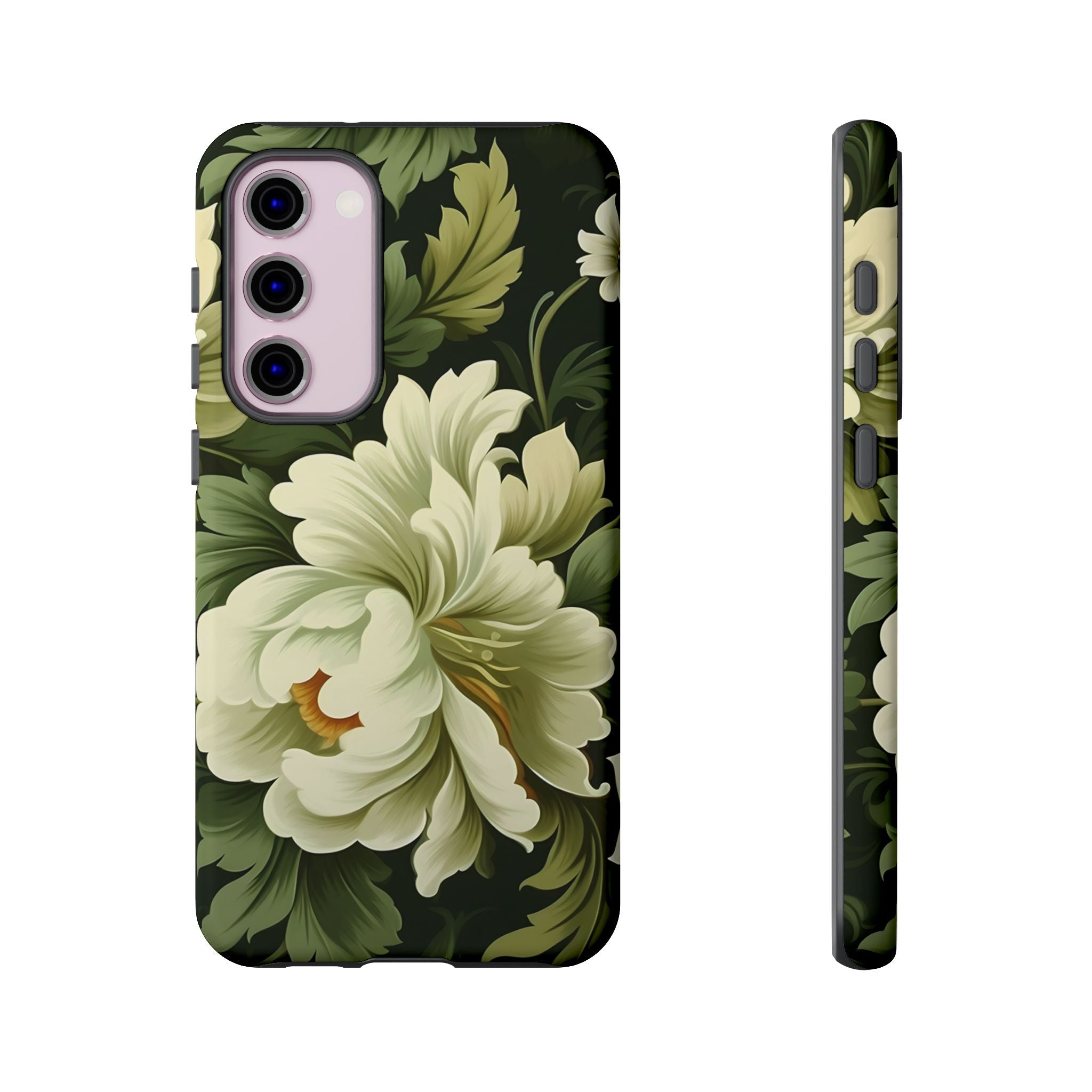 Opulent Floral Samsung Case - Dark Green