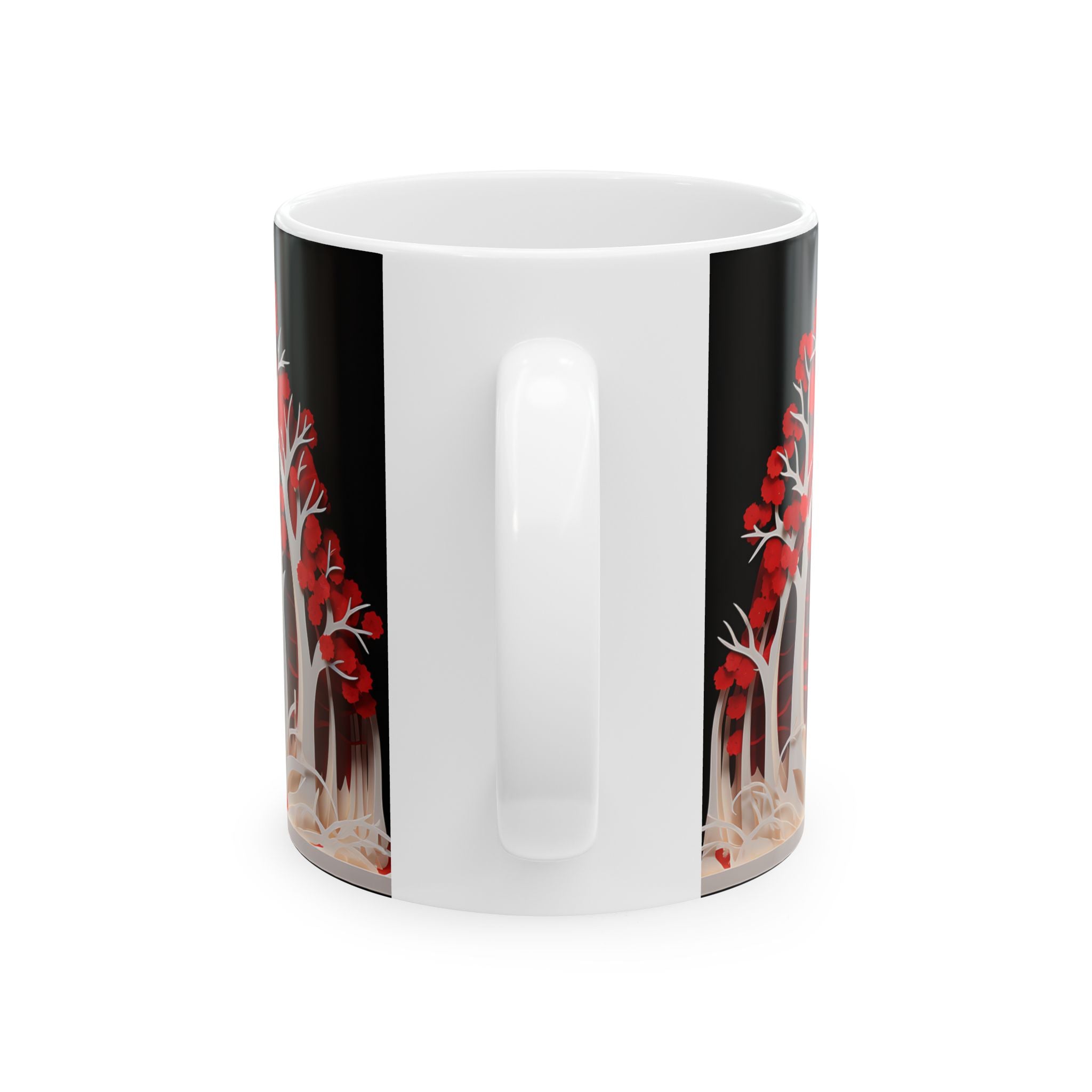 Winter Wonderland Papercut Art Mug