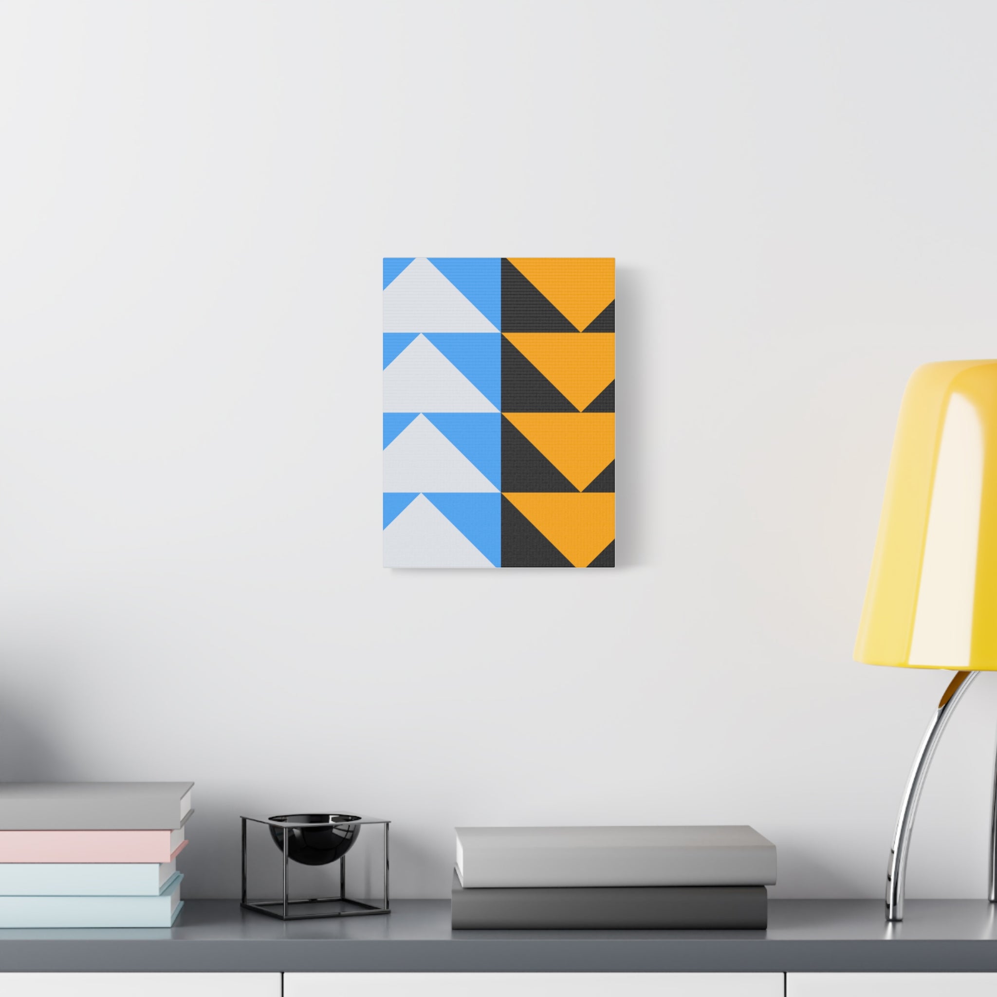 Geometric Triangle Canvas Art - Modern Decor