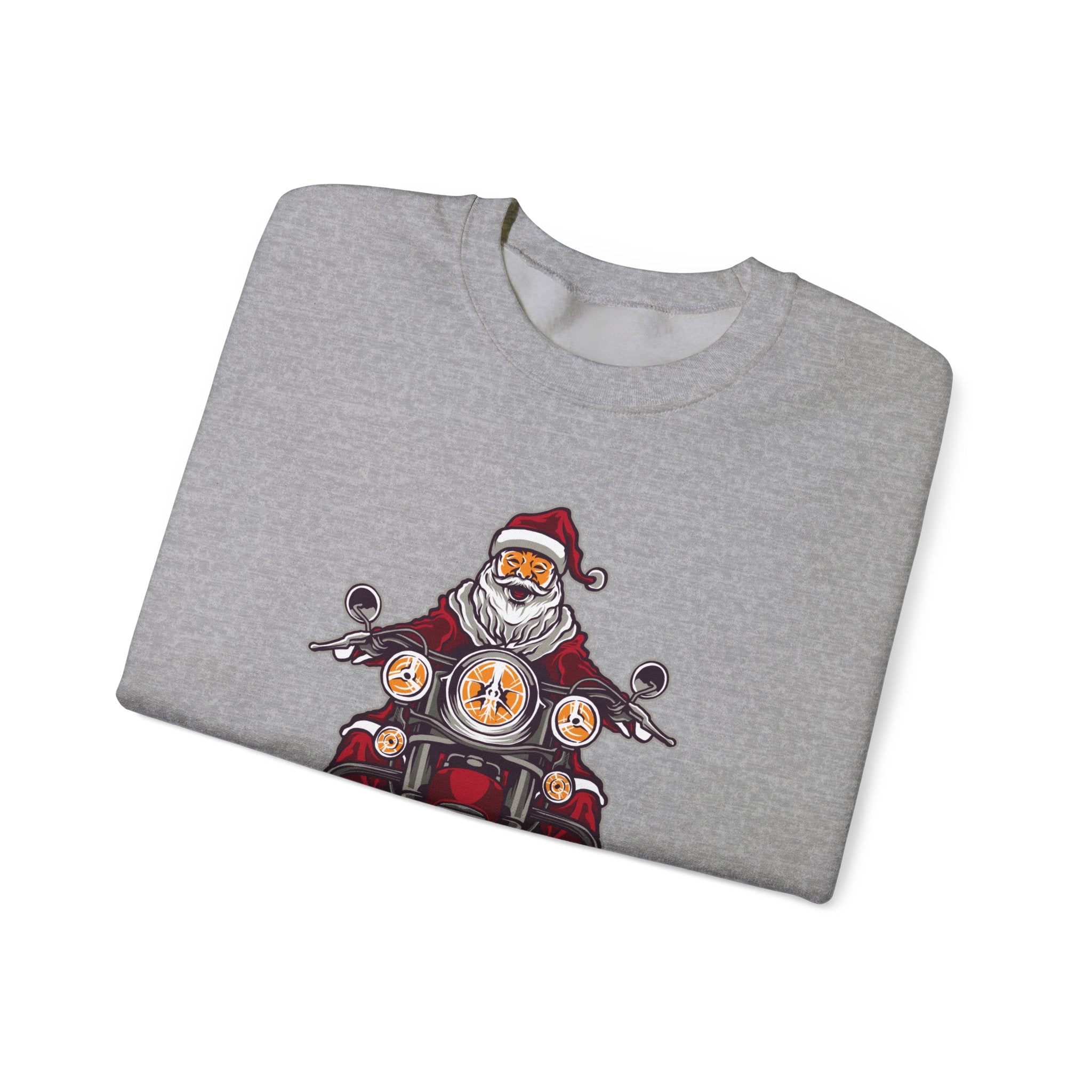 Santa's Motocycle Christmas Sweatshirt