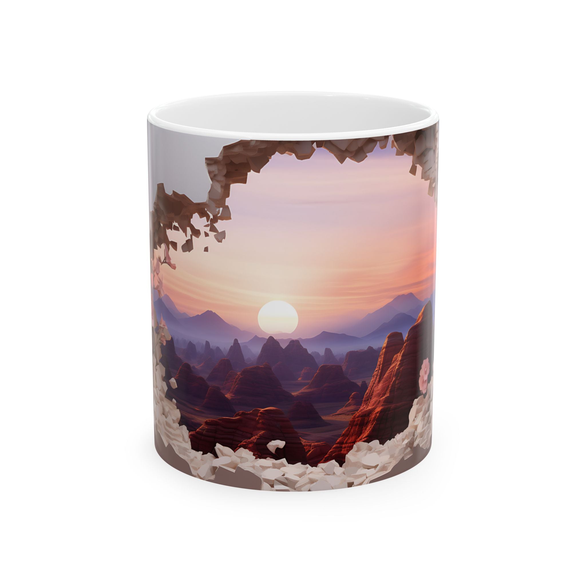 Sunset Desert Oasis Mug