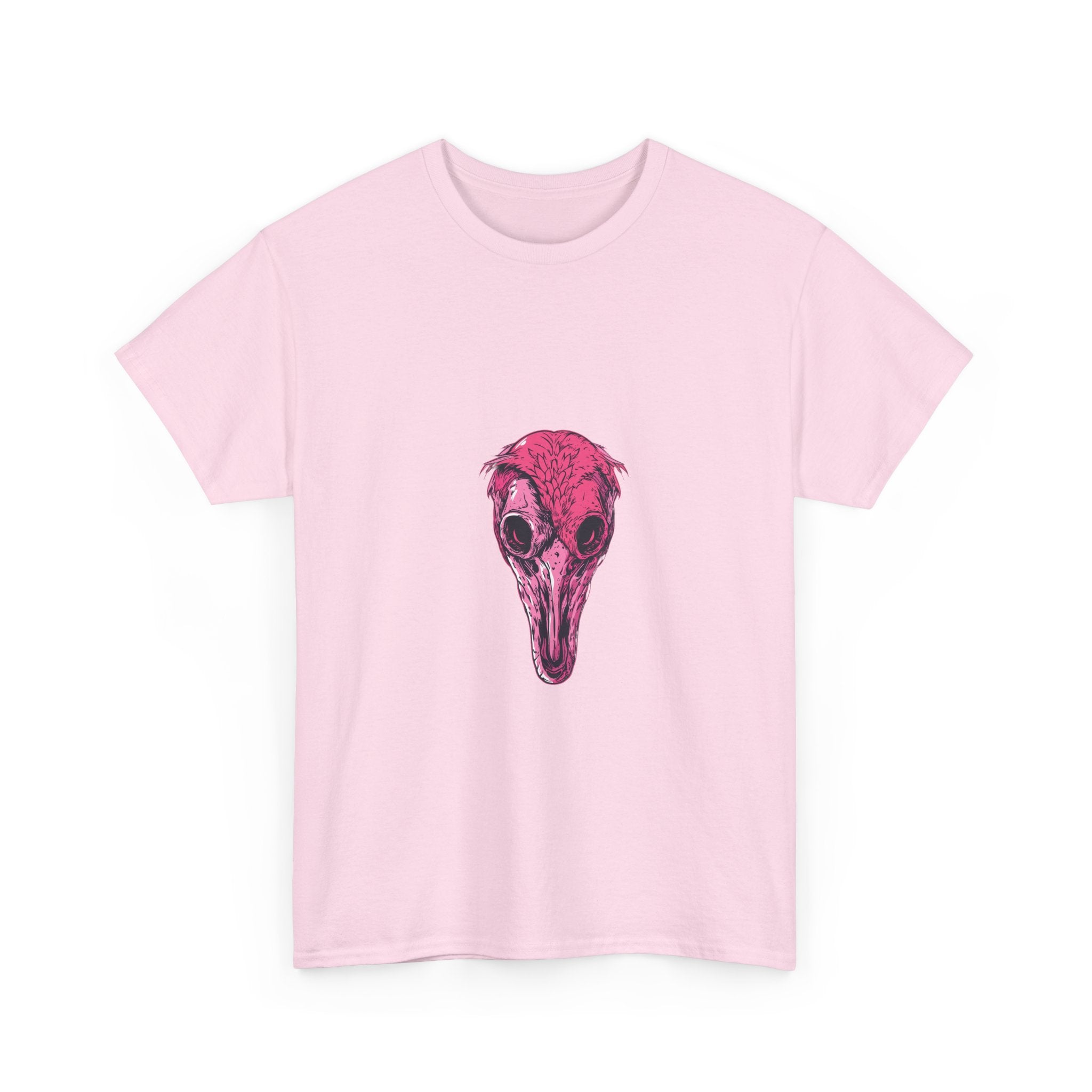 Pink Bird Skull Tattoo T-Shirt