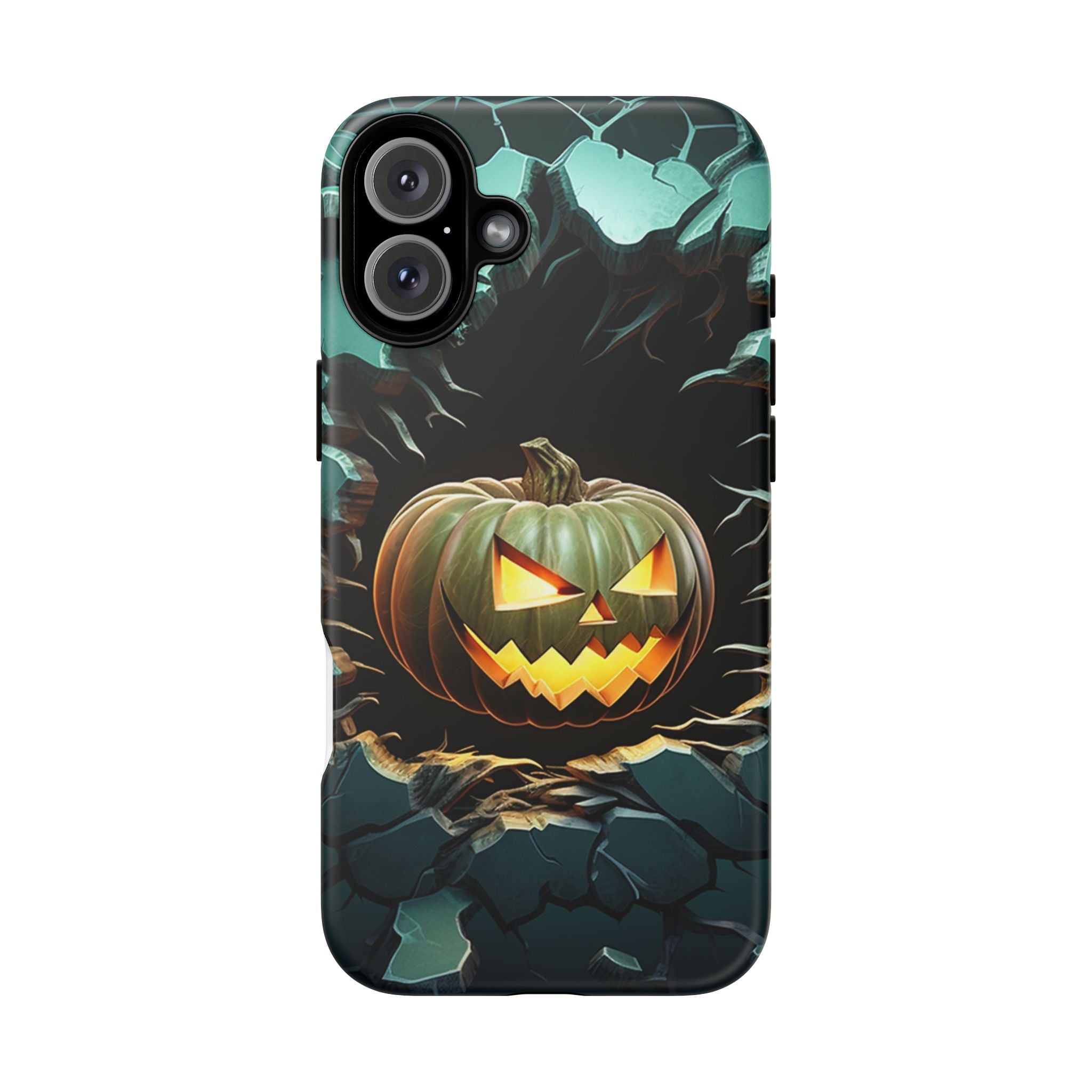 Spooky Jack-o'-Lantern Hexagon iPhone Case