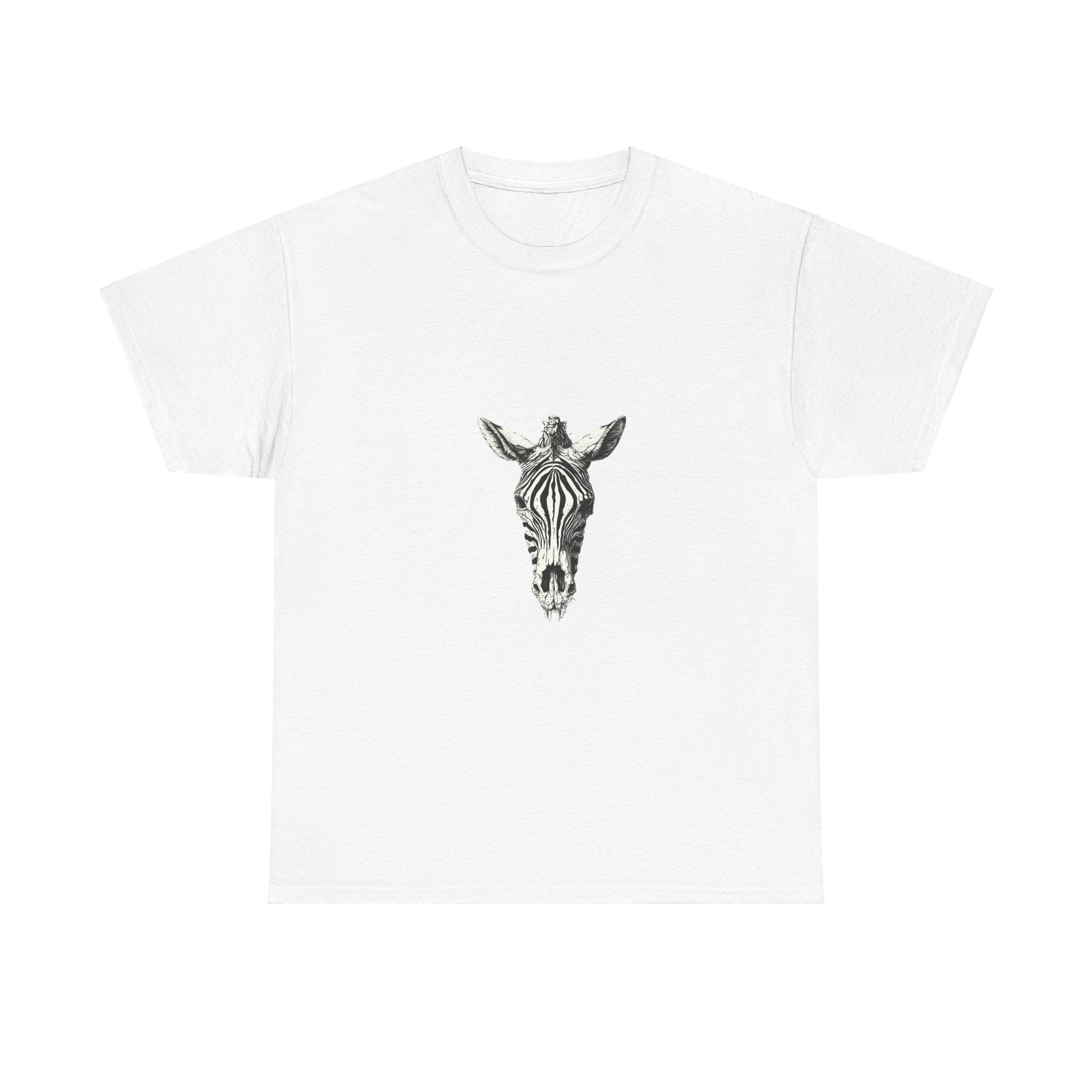 Macabre Zebra Skull T-Shirt