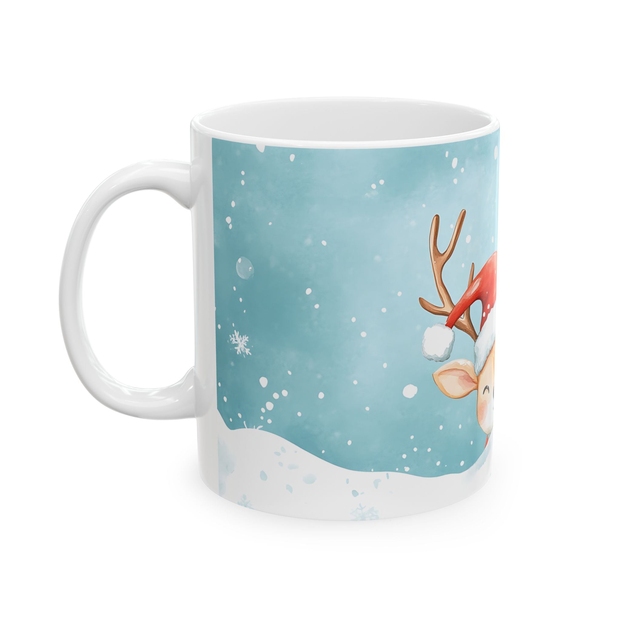 Cozy Reindeer Christmas Mug