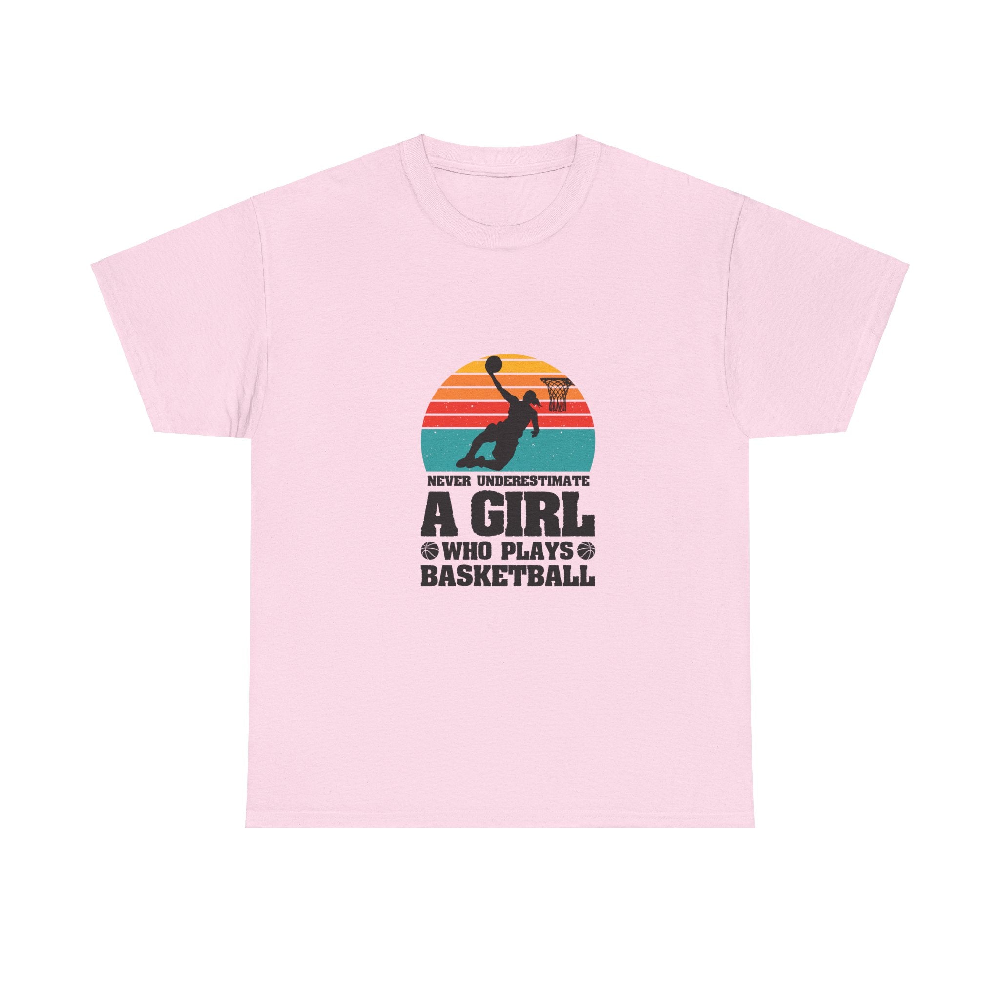 Girl Power Basketball Retro T-Shirt