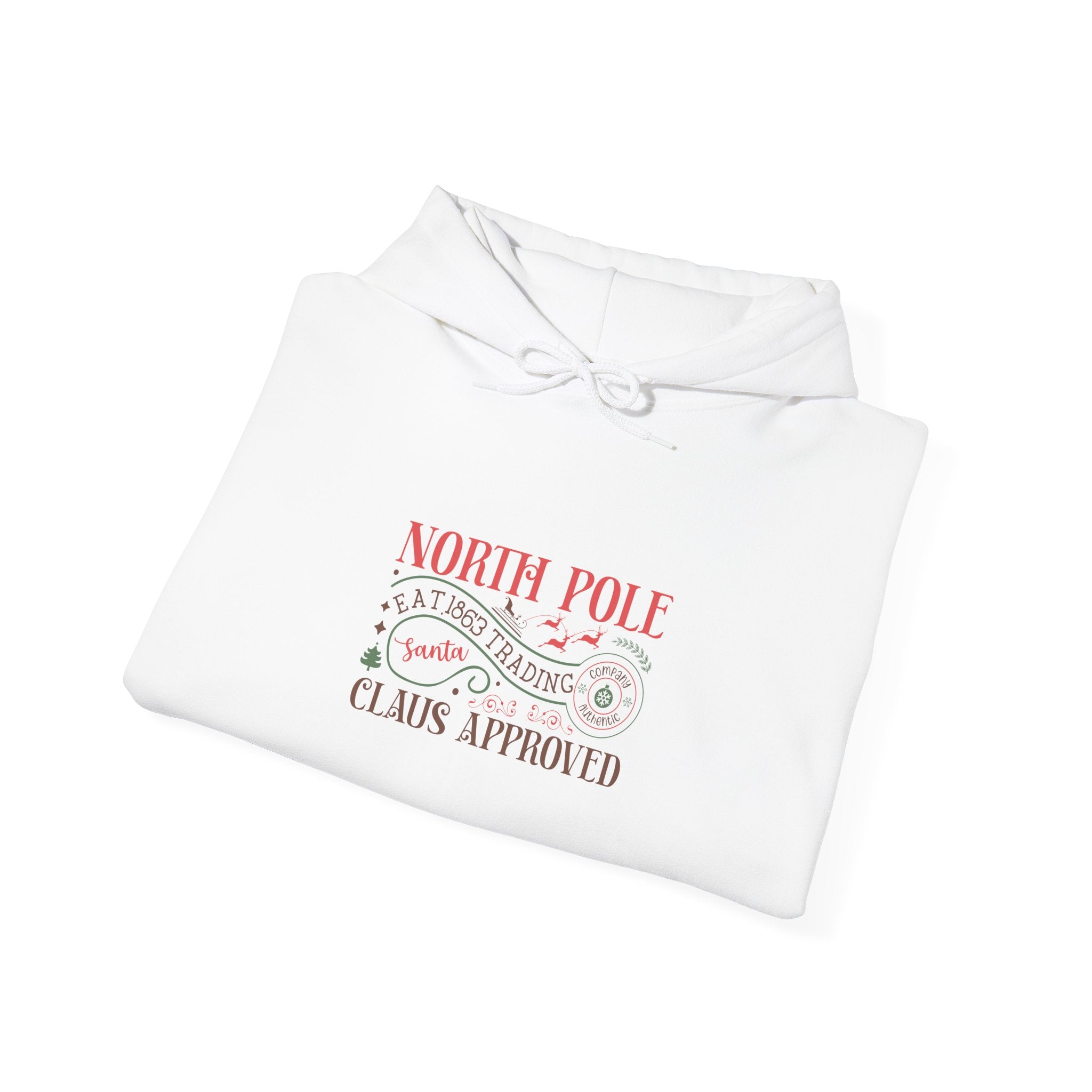 North Pole Eat.1863 Santa Claus Hoodie