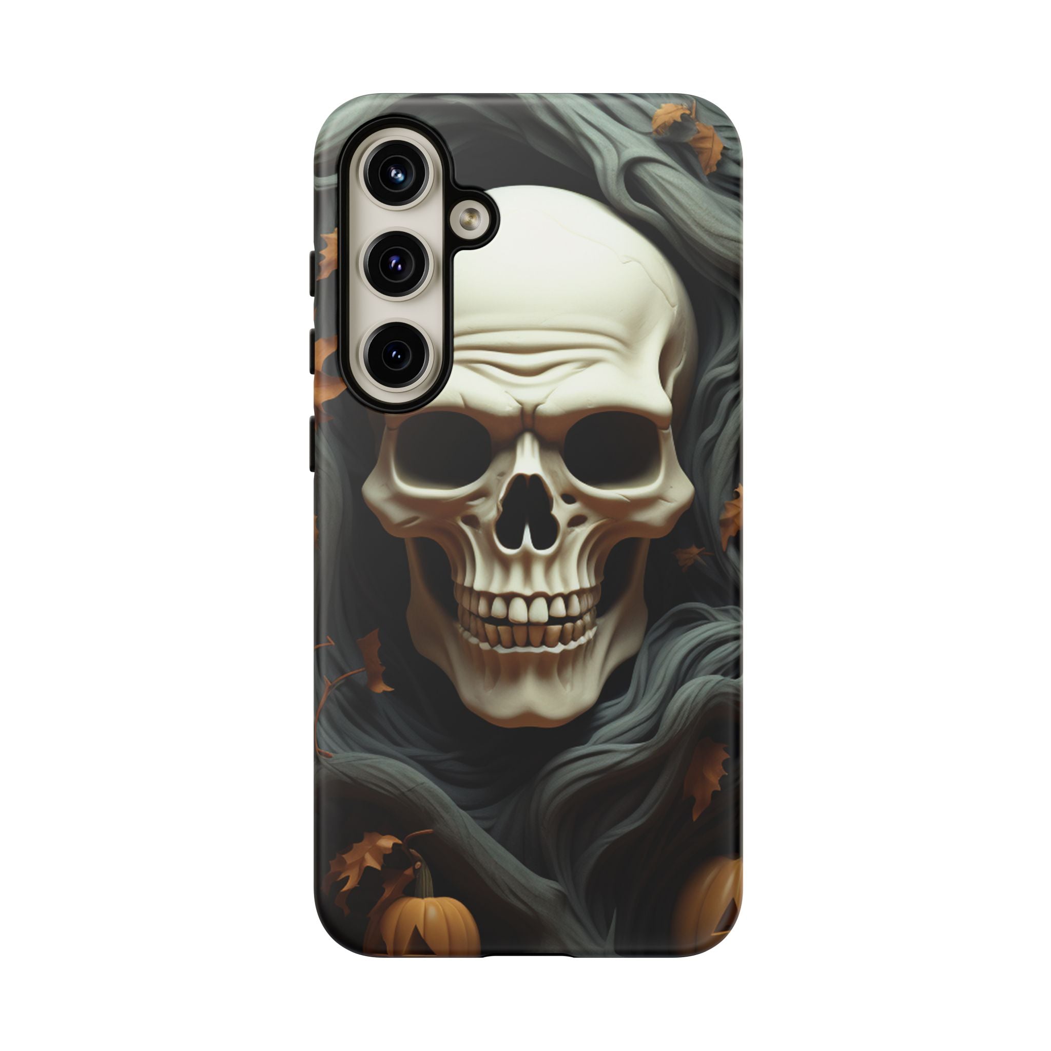 Spooky Skull Samsung Case: Halloween Edition