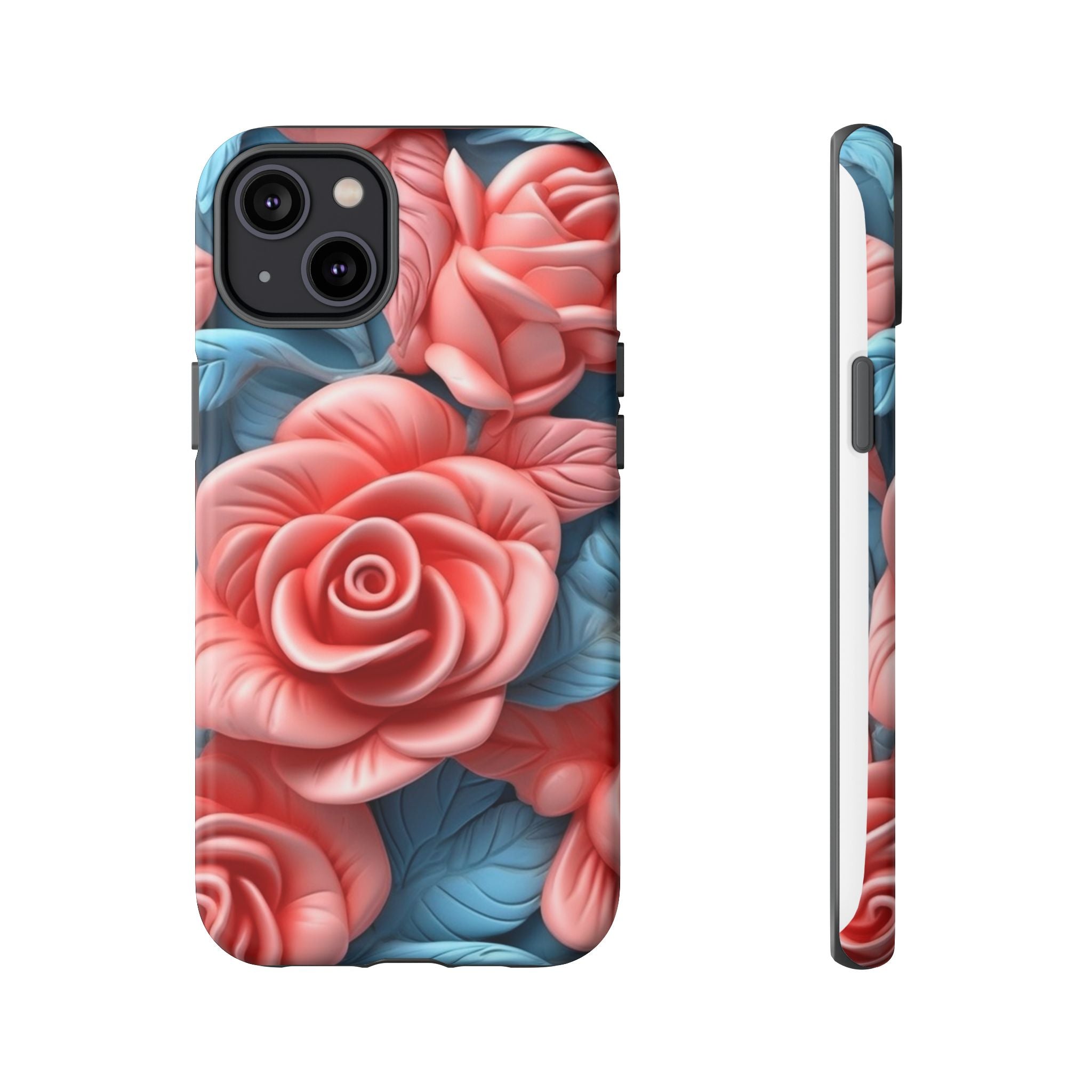 Stylized Floral iPhone Case - Hexagon Stone