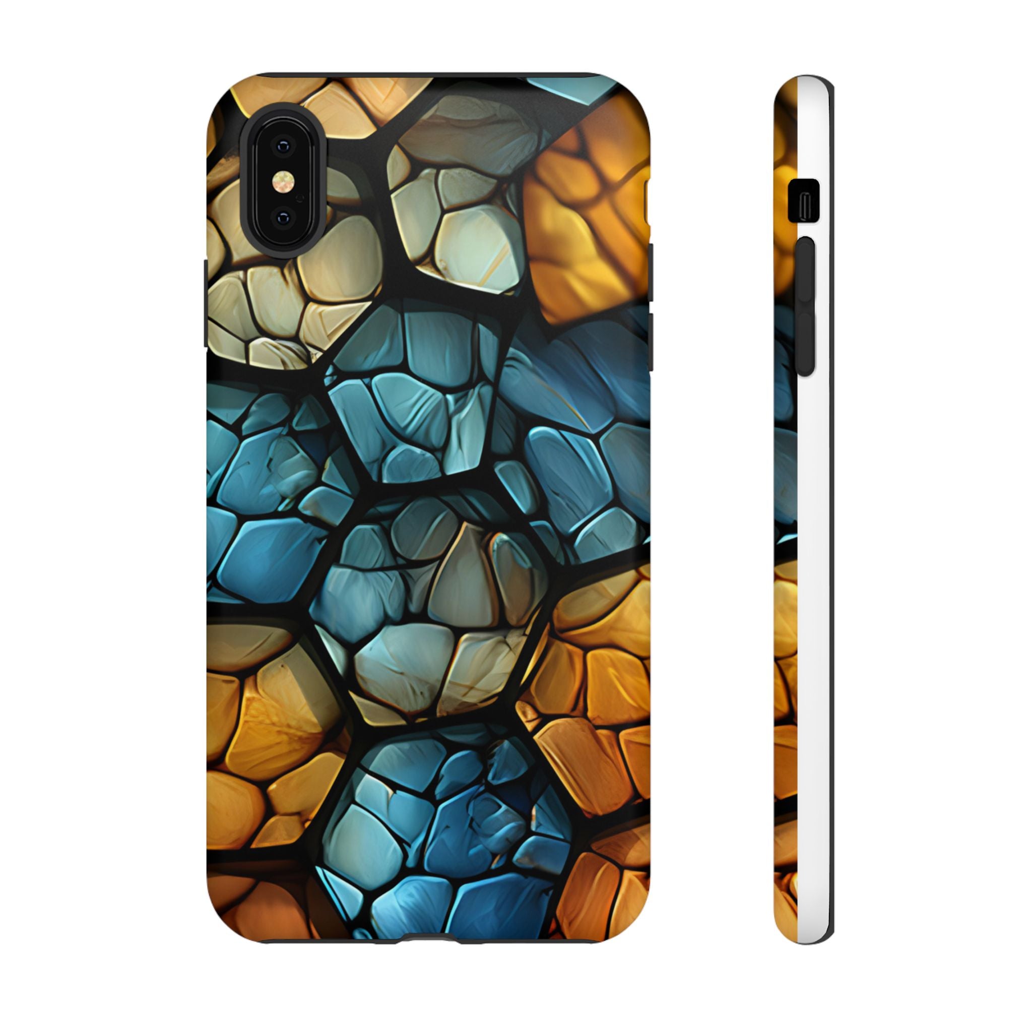 Abstract Stone Mosaic iPhone Case