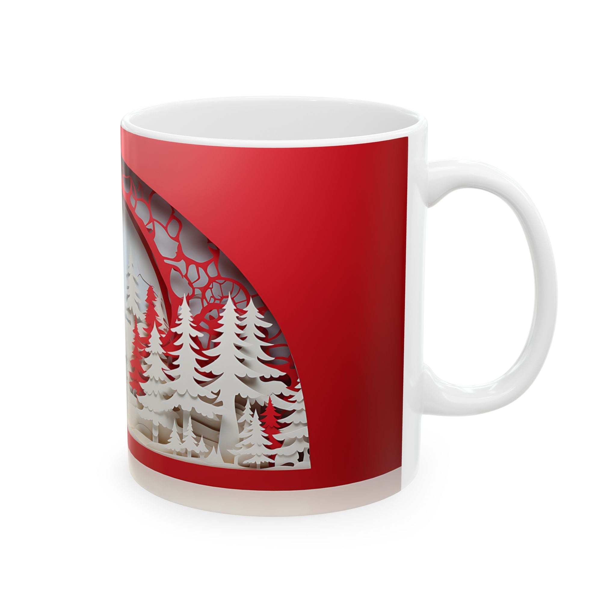 Winter Wonderland Papercut Mug