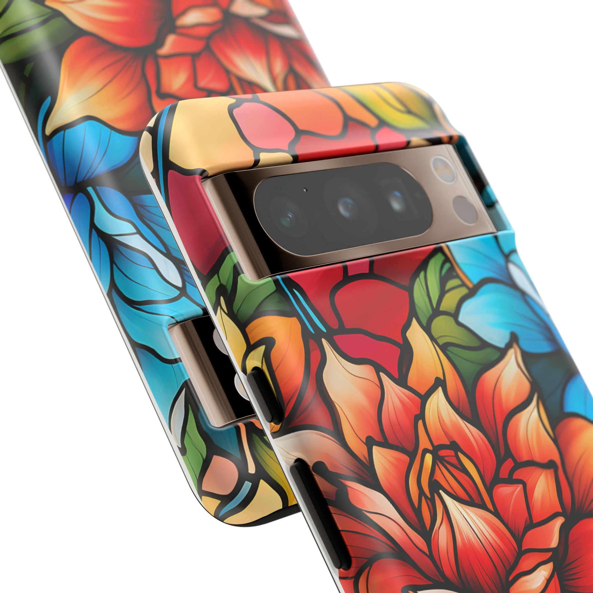 Stained Glass Floral Google Pixel Case (All Models)