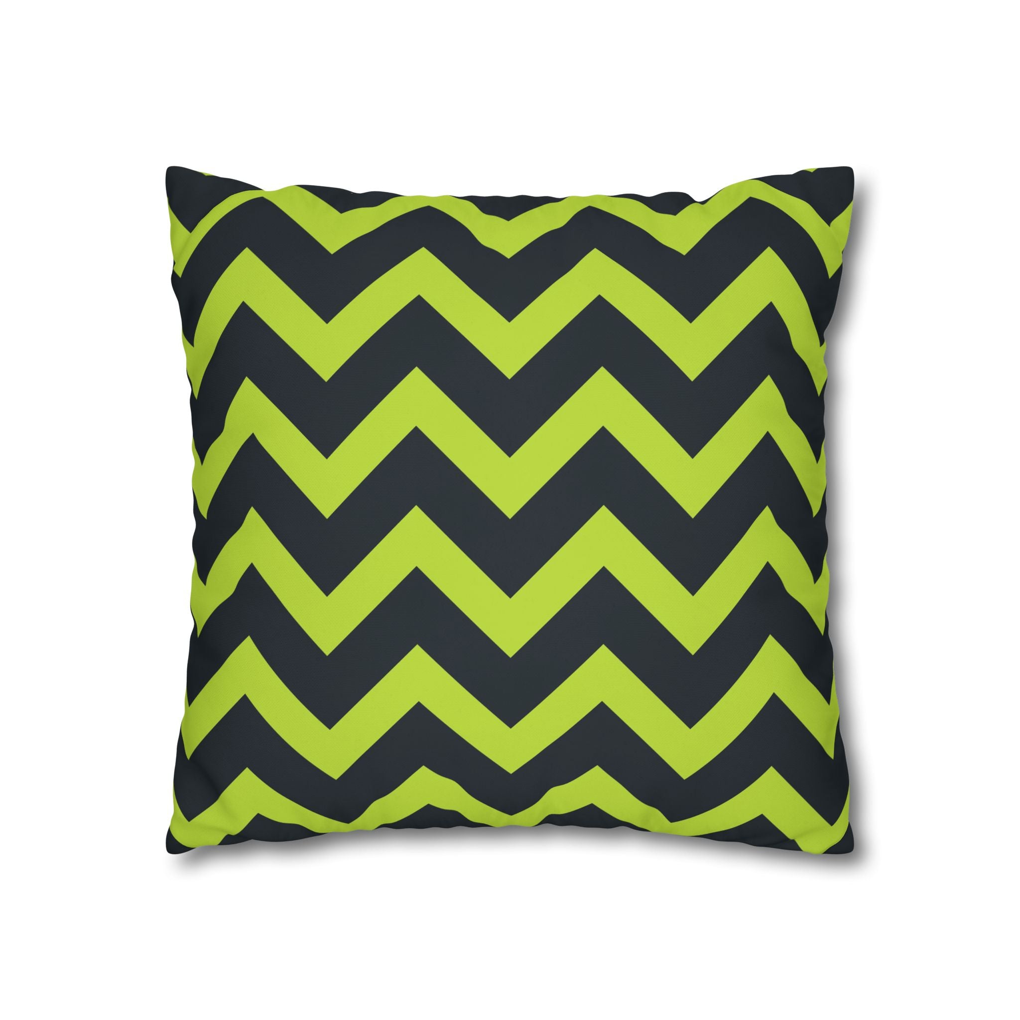 Teal & Lime Zigzag Chevron Pillowcase