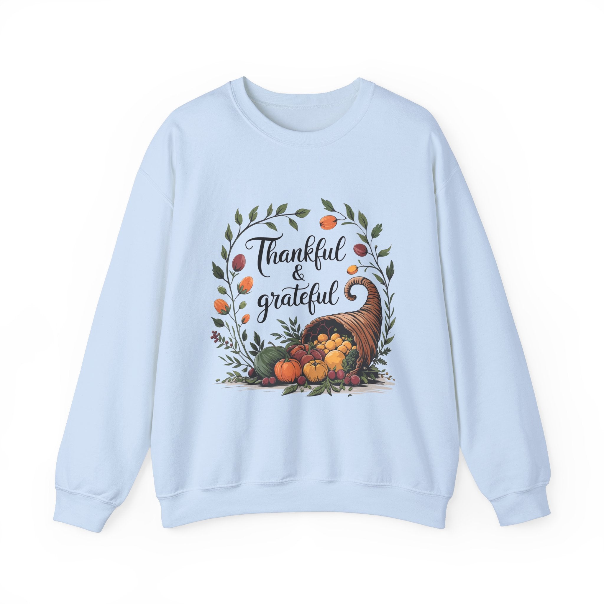 Thankful & Grateful Thanksgiving Sweatshirt