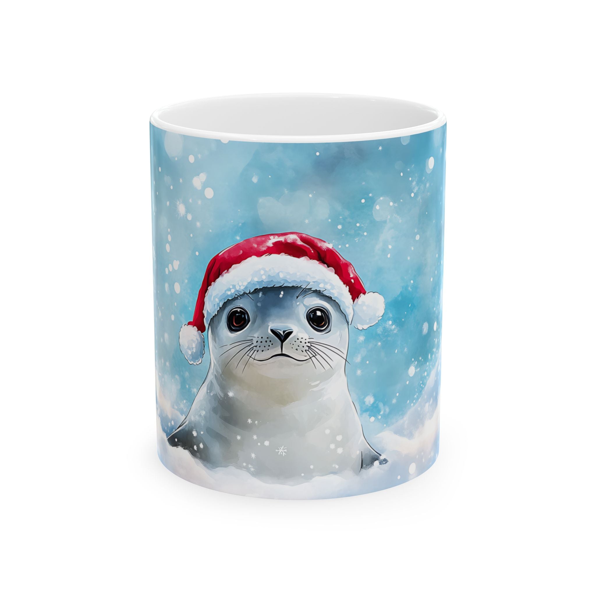 Santa Seal Christmas Mug