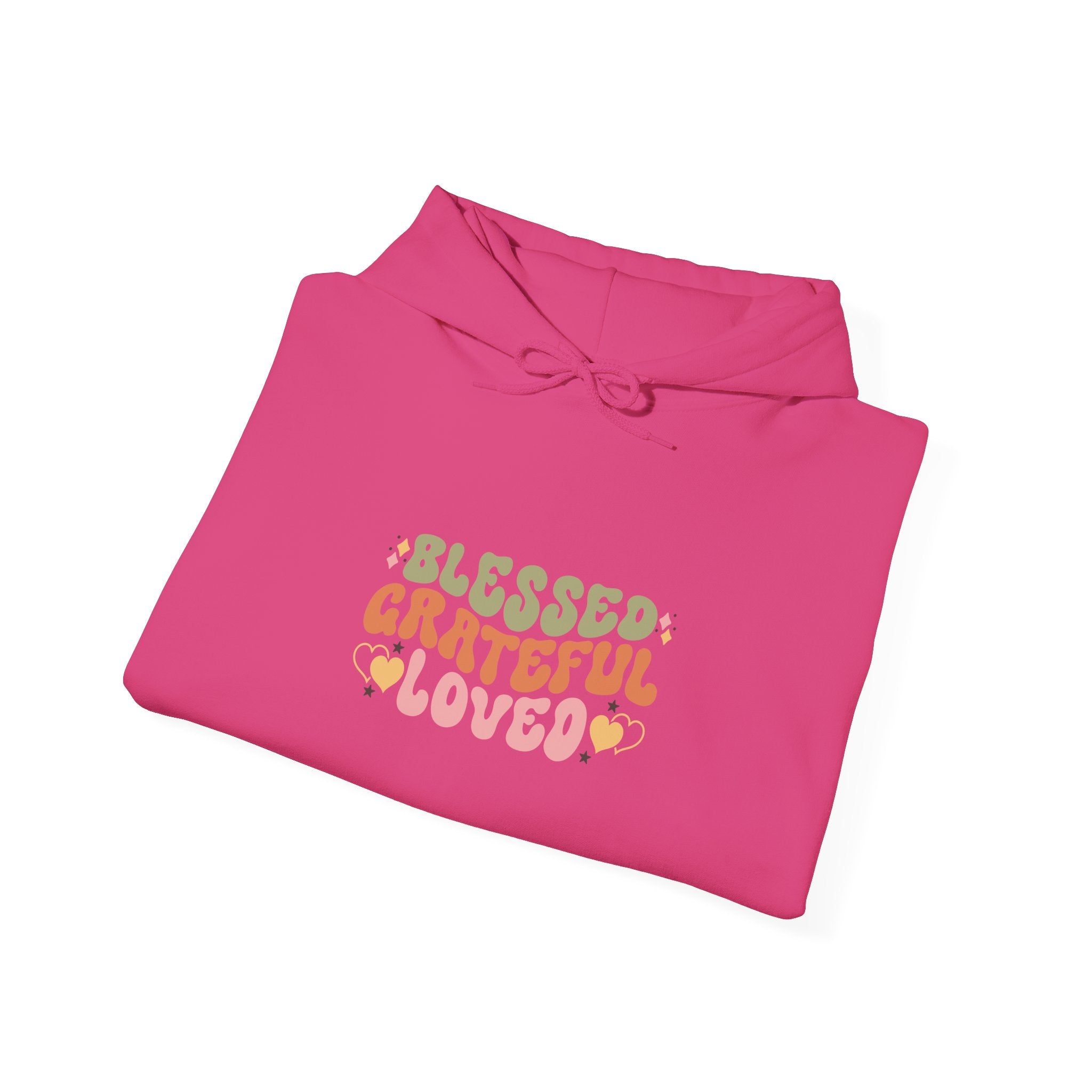 Blessed Grateful Loved Thanksgiving Hoodie