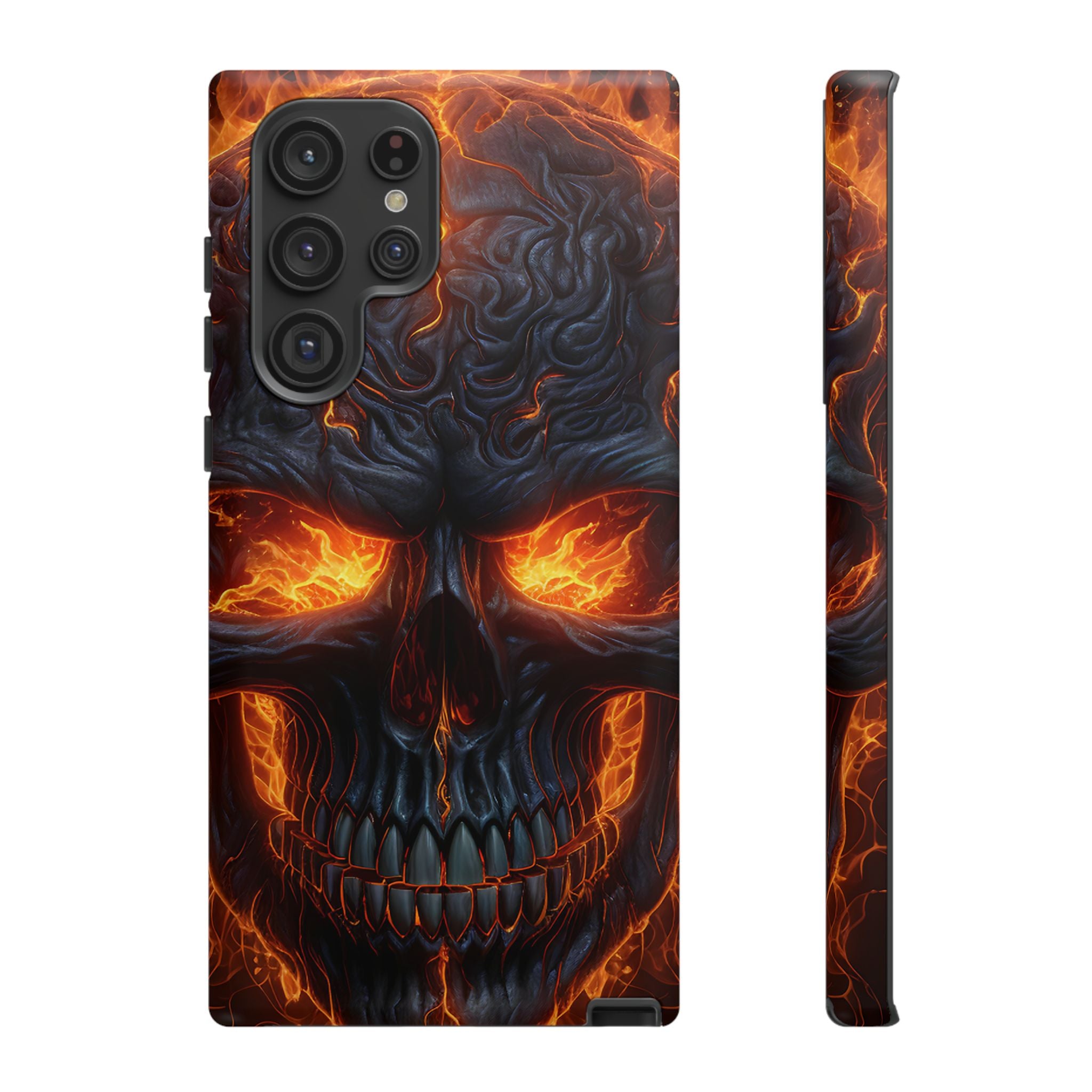 Fiery Skull Samsung Case