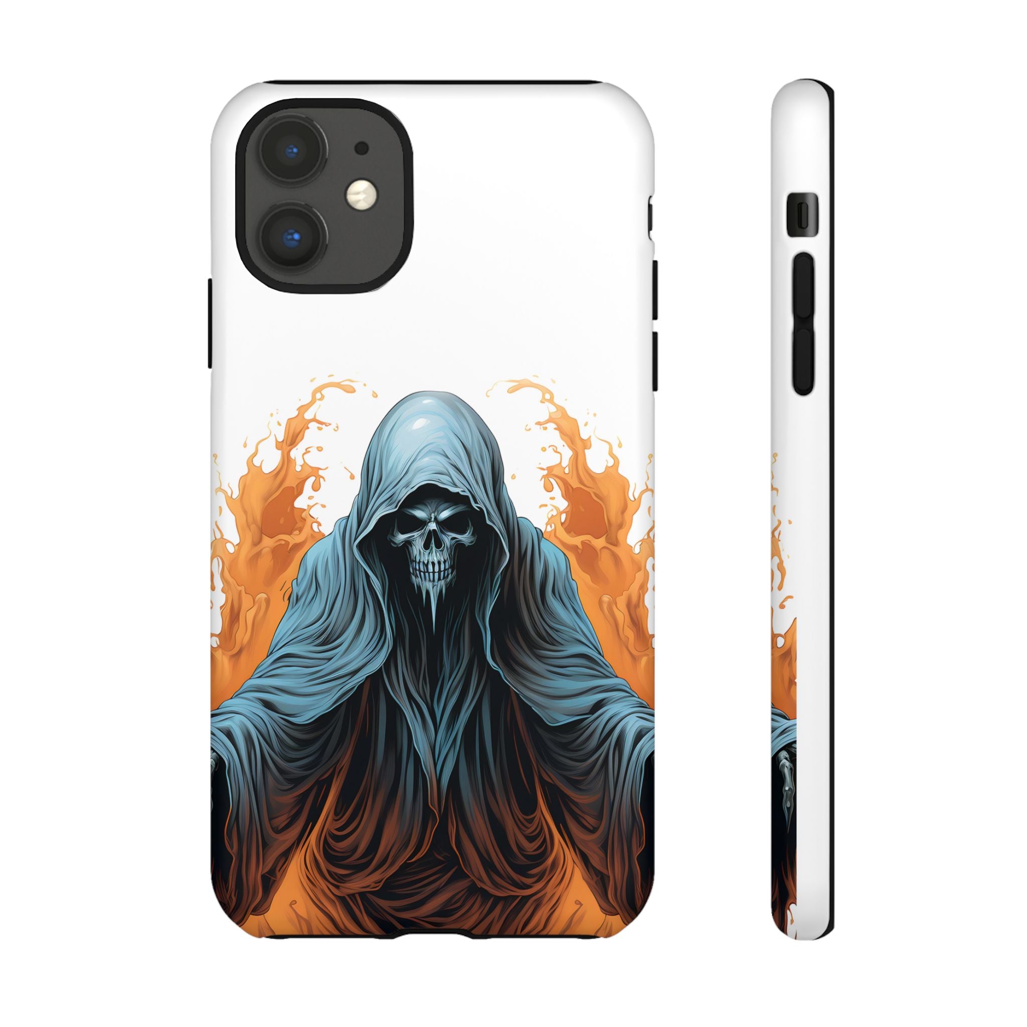 Grim Reaper Hexagon Stone iPhone Case