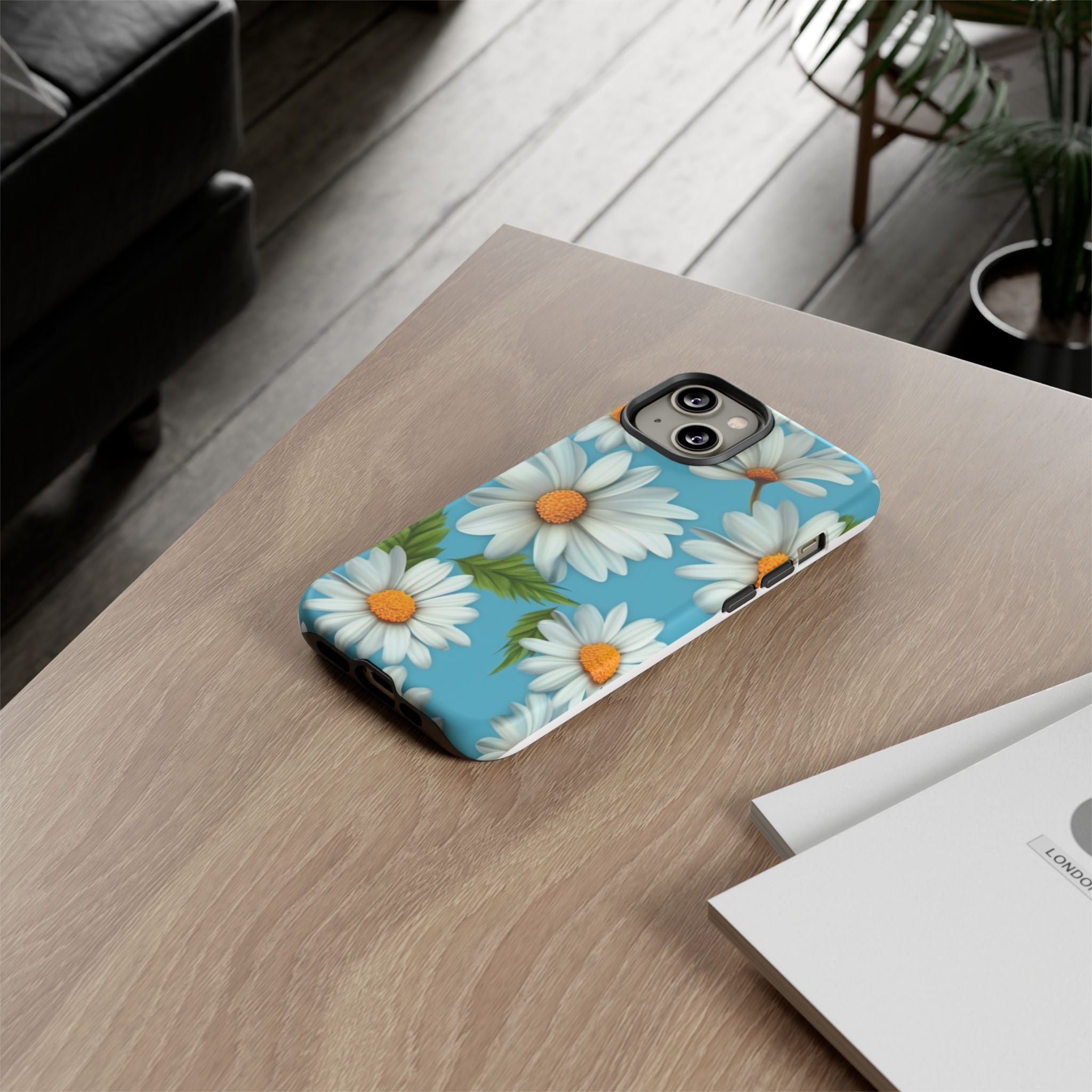 Vibrant Daisy Hexagon iPhone Case