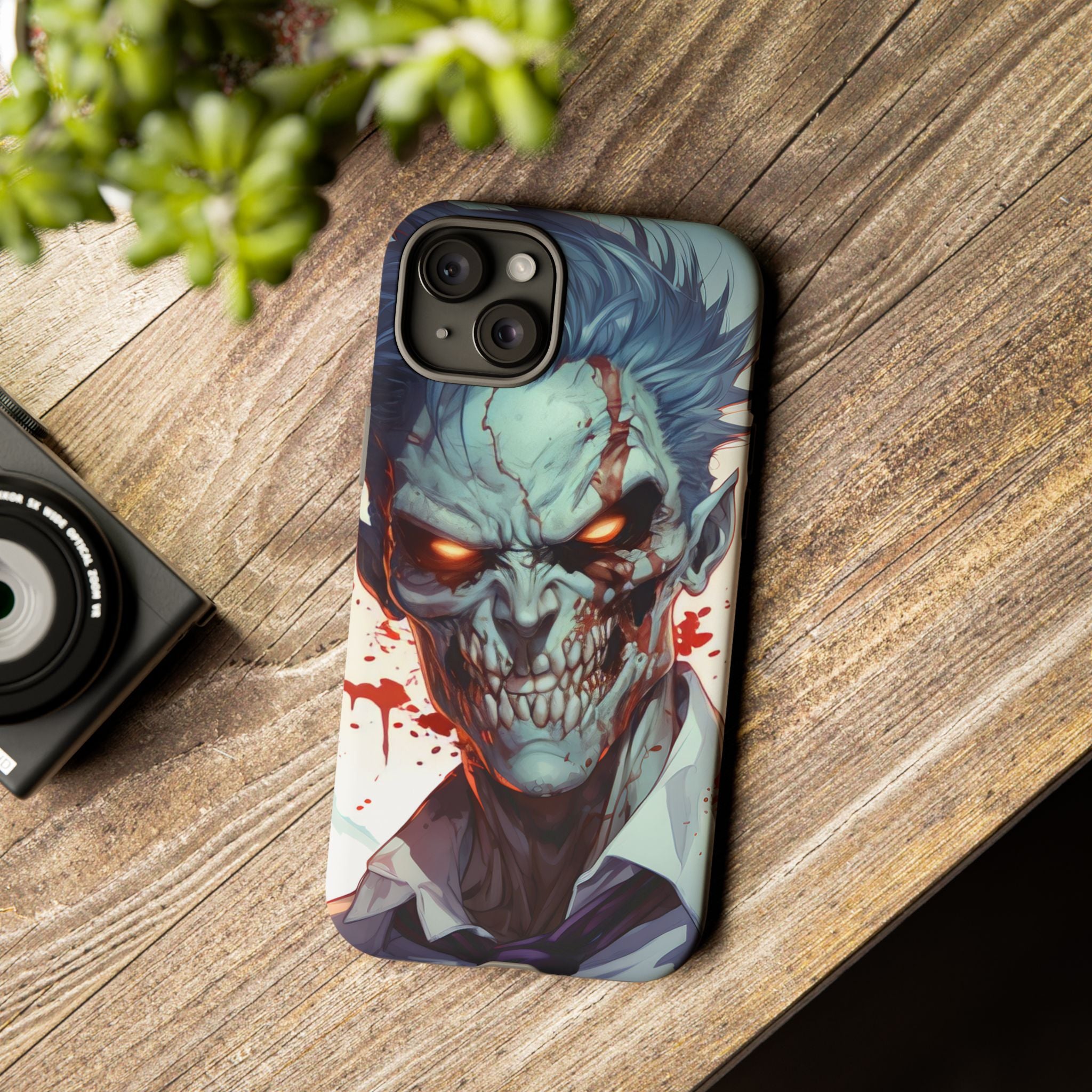 Zombie Elegance Hexagon iPhone Case