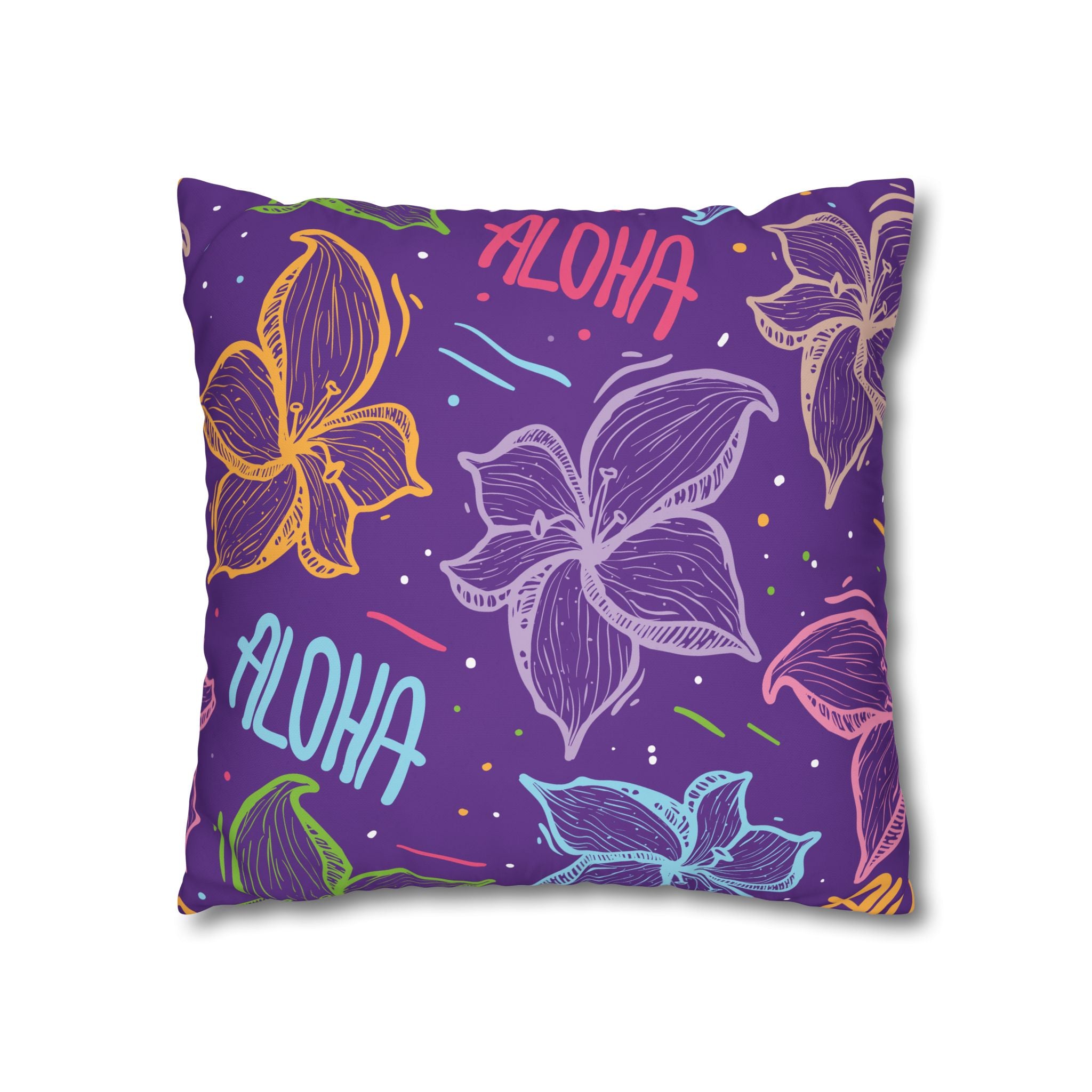 Aloha Lily Pillowcase - Tropical Floral