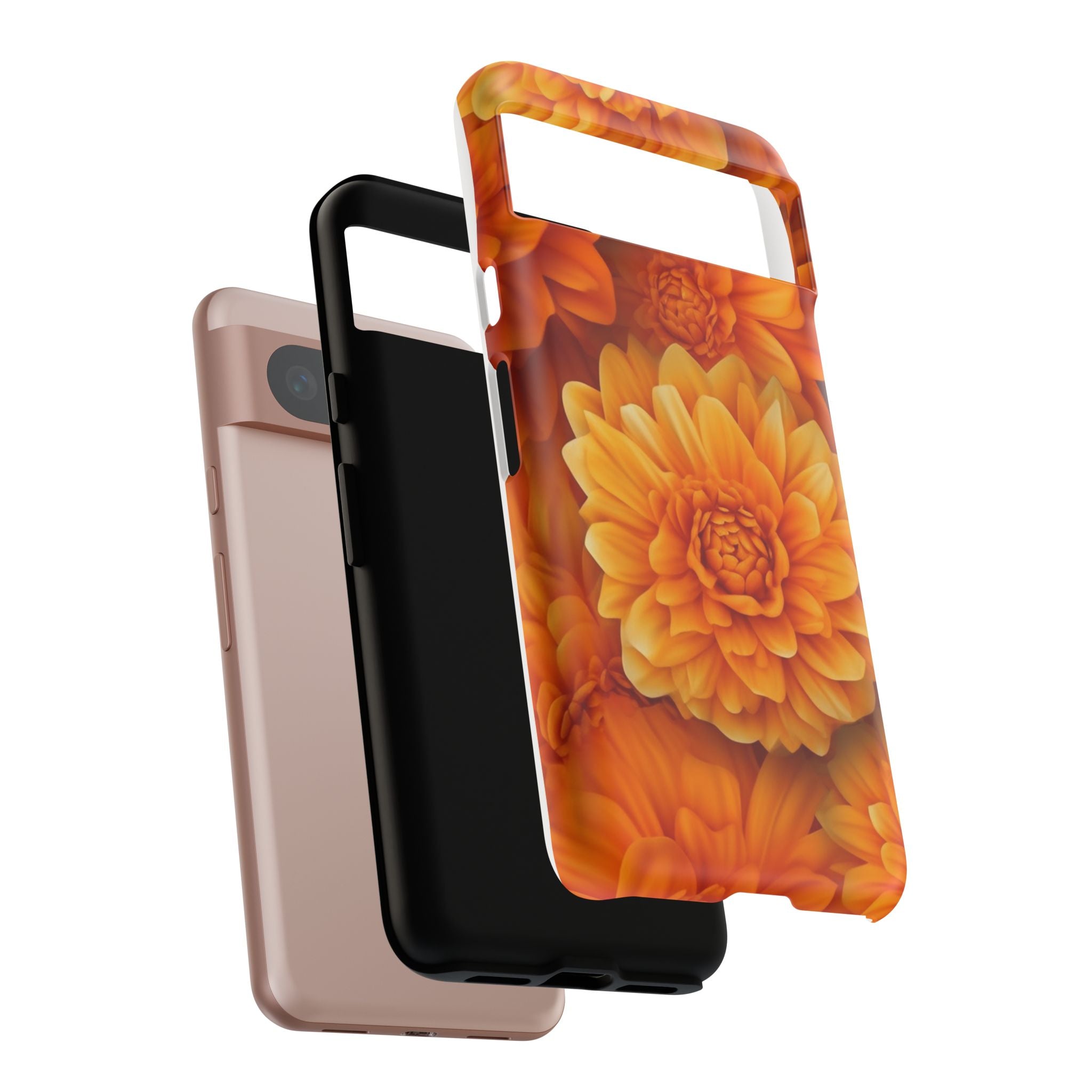 Vibrant Orange Dahlia Google Google Pixel Case (All Models)