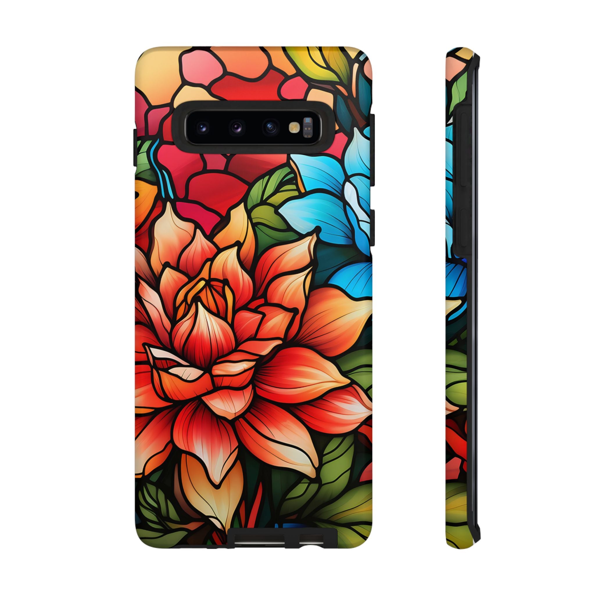 Stained Glass Floral Samsung Case