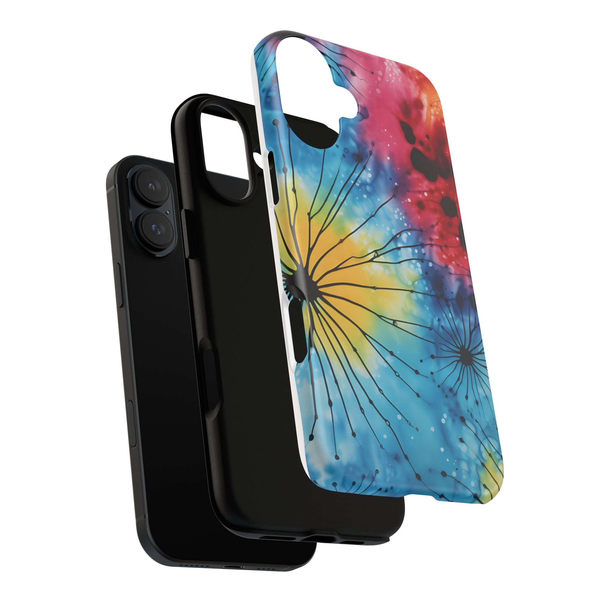 Cosmic Bloom Hexagon Stone iPhone Case