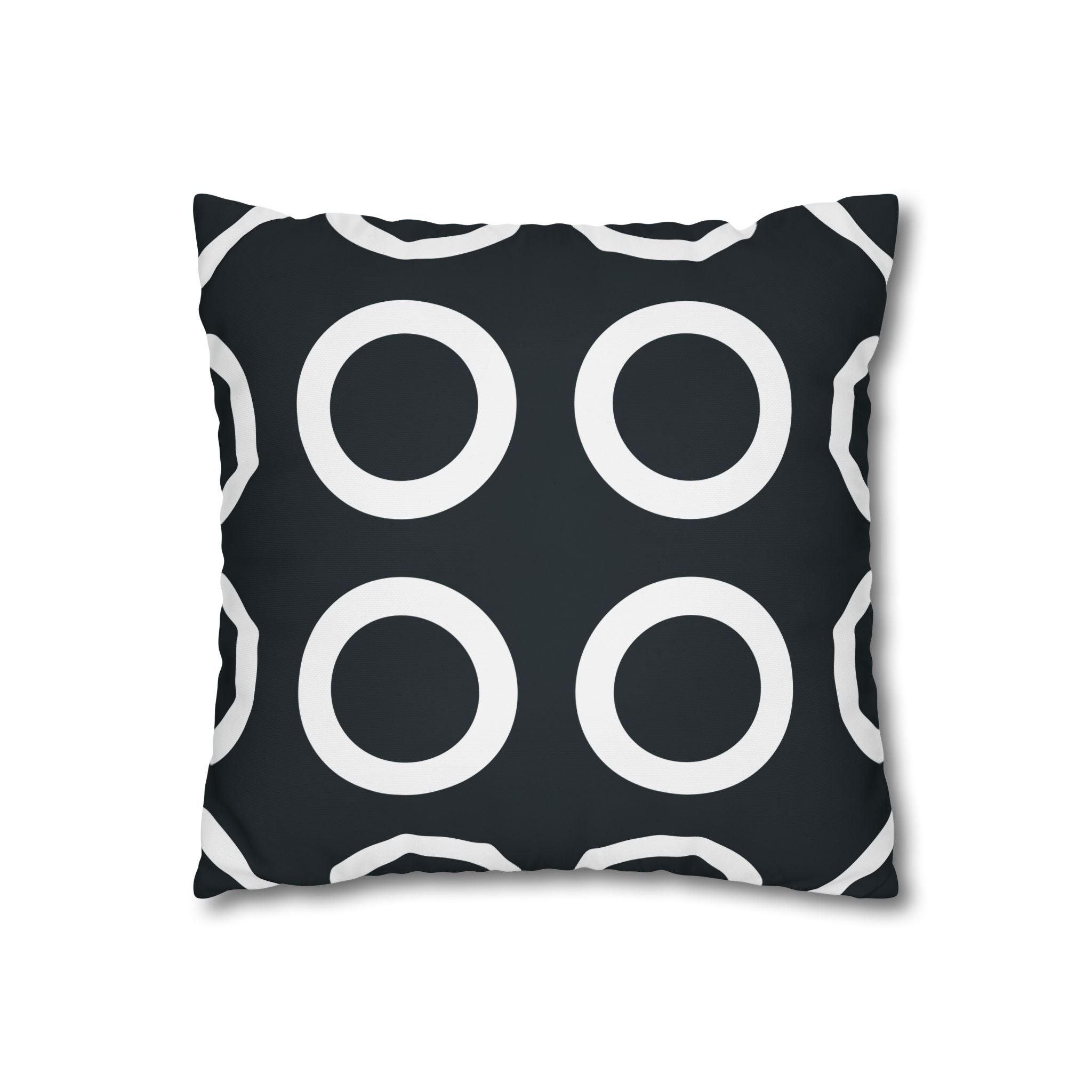 Navy Blue & White Dot Pillowcase