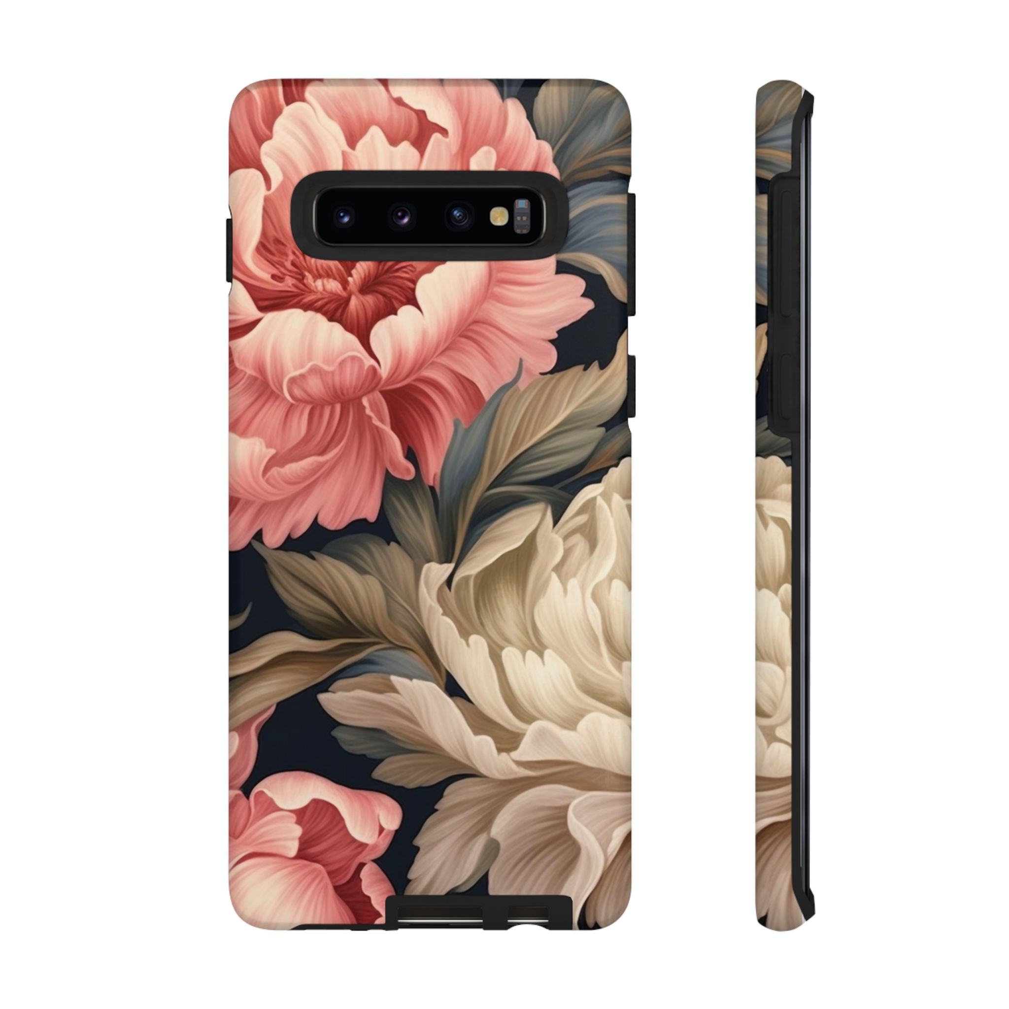 Blush Peony Floral Samsung Phone Case