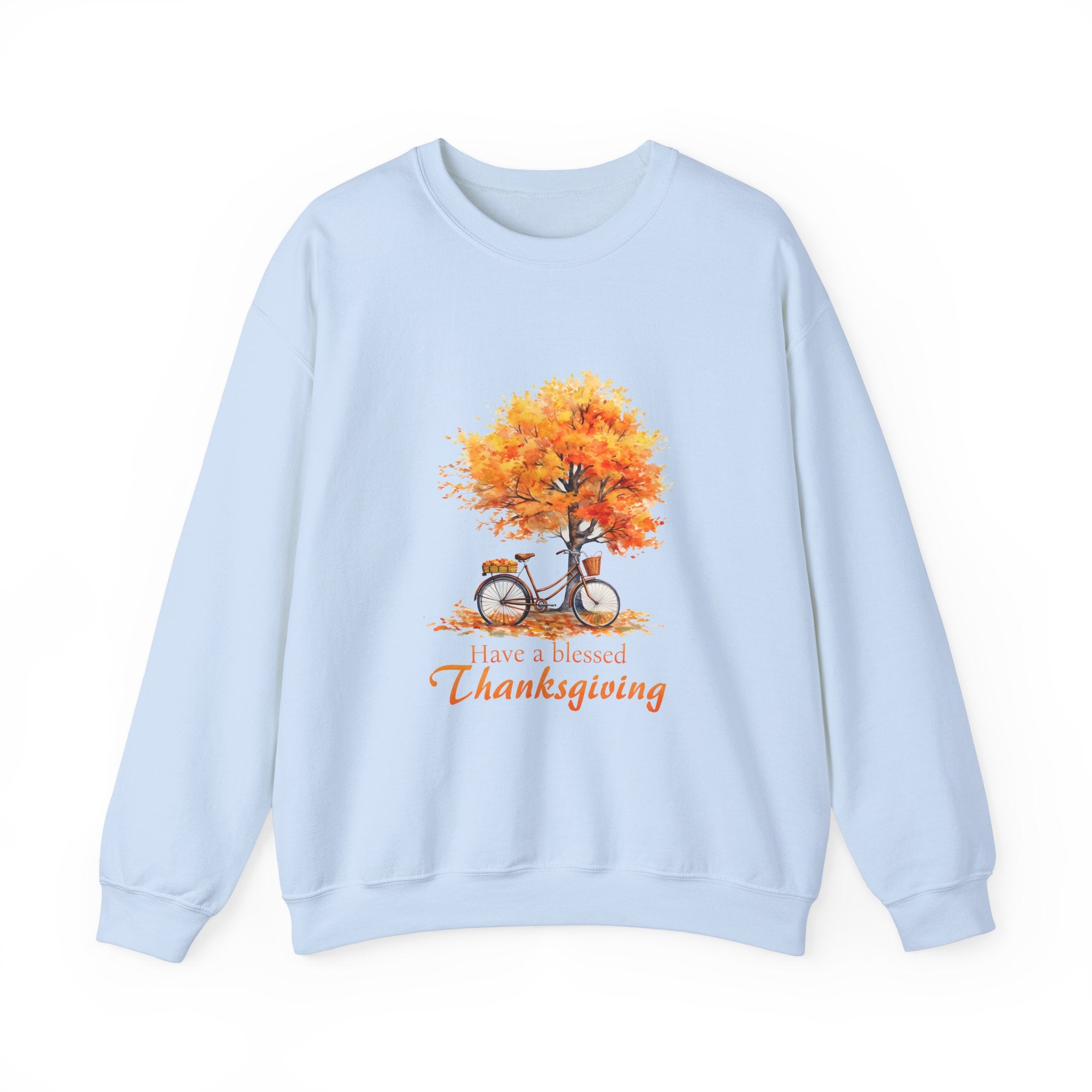 Blessed Thanksgiving Bicycle Sweatshirt