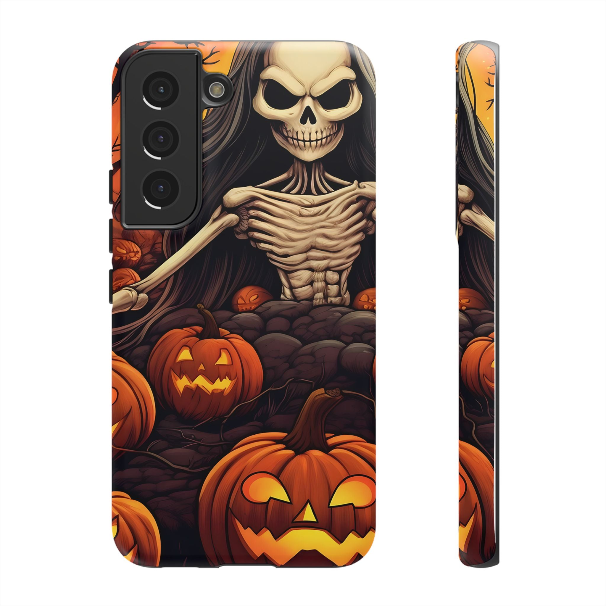 Spooky Skeleton Halloween Samsung Case