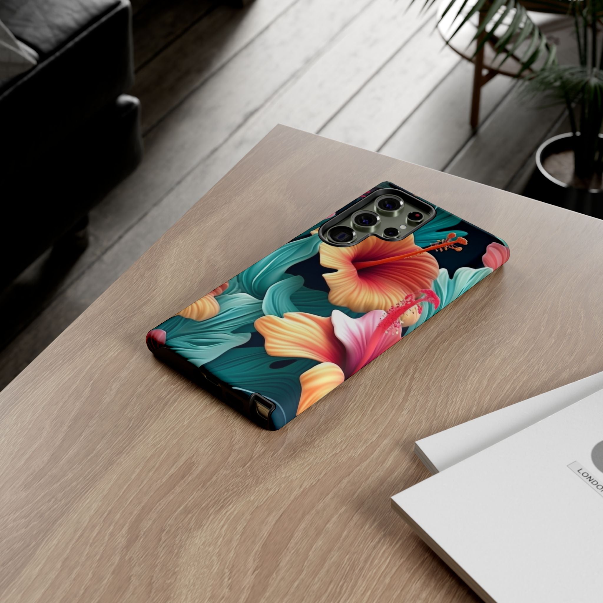 Vibrant Hibiscus Samsung Phone Case