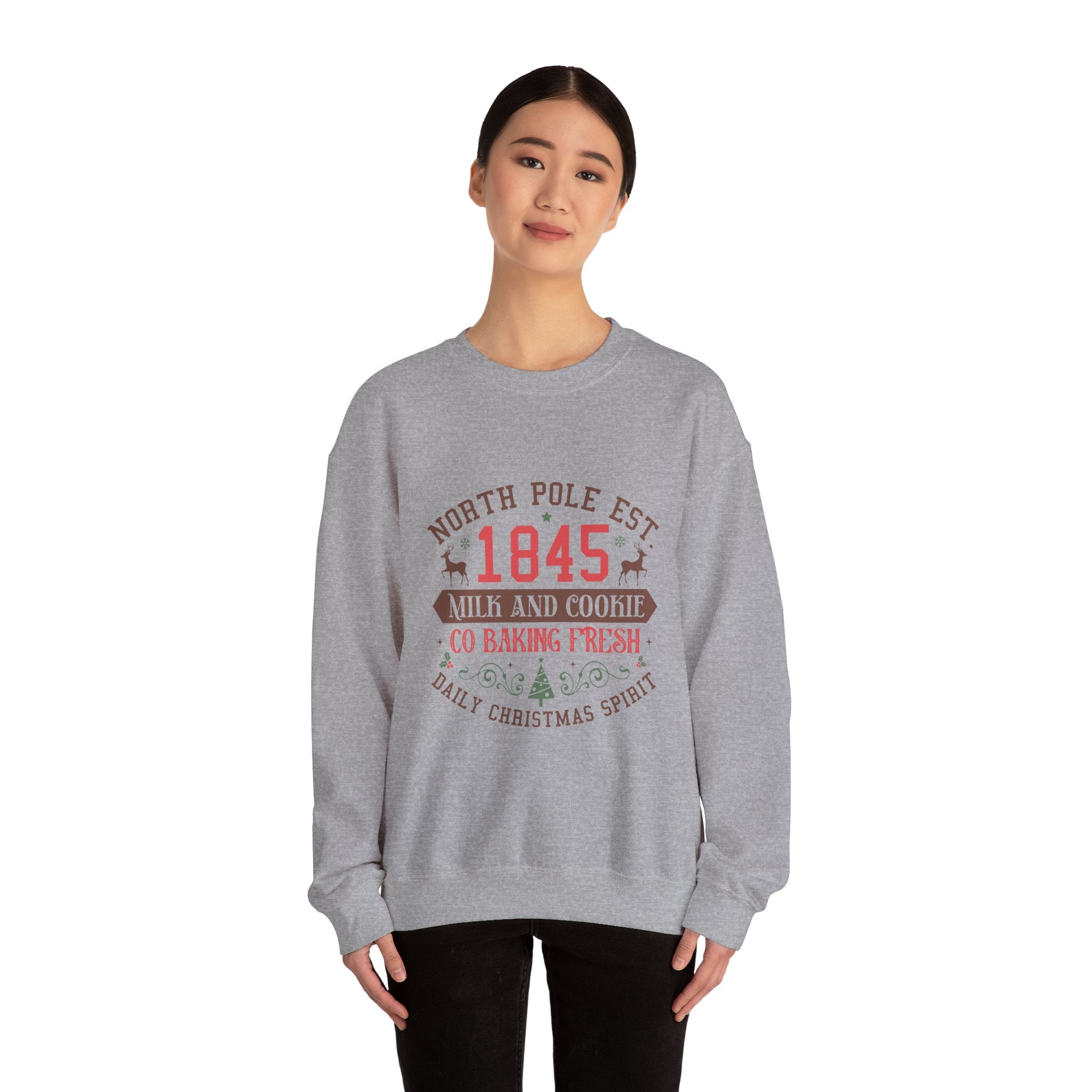 1845 North Pole Est. Christmas Sweatshirt