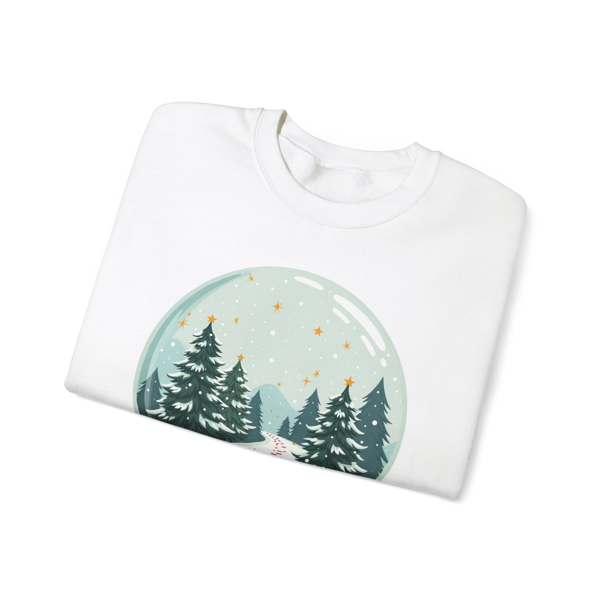 Jingle All the Way Snow Globe Xmas Sweatshirt