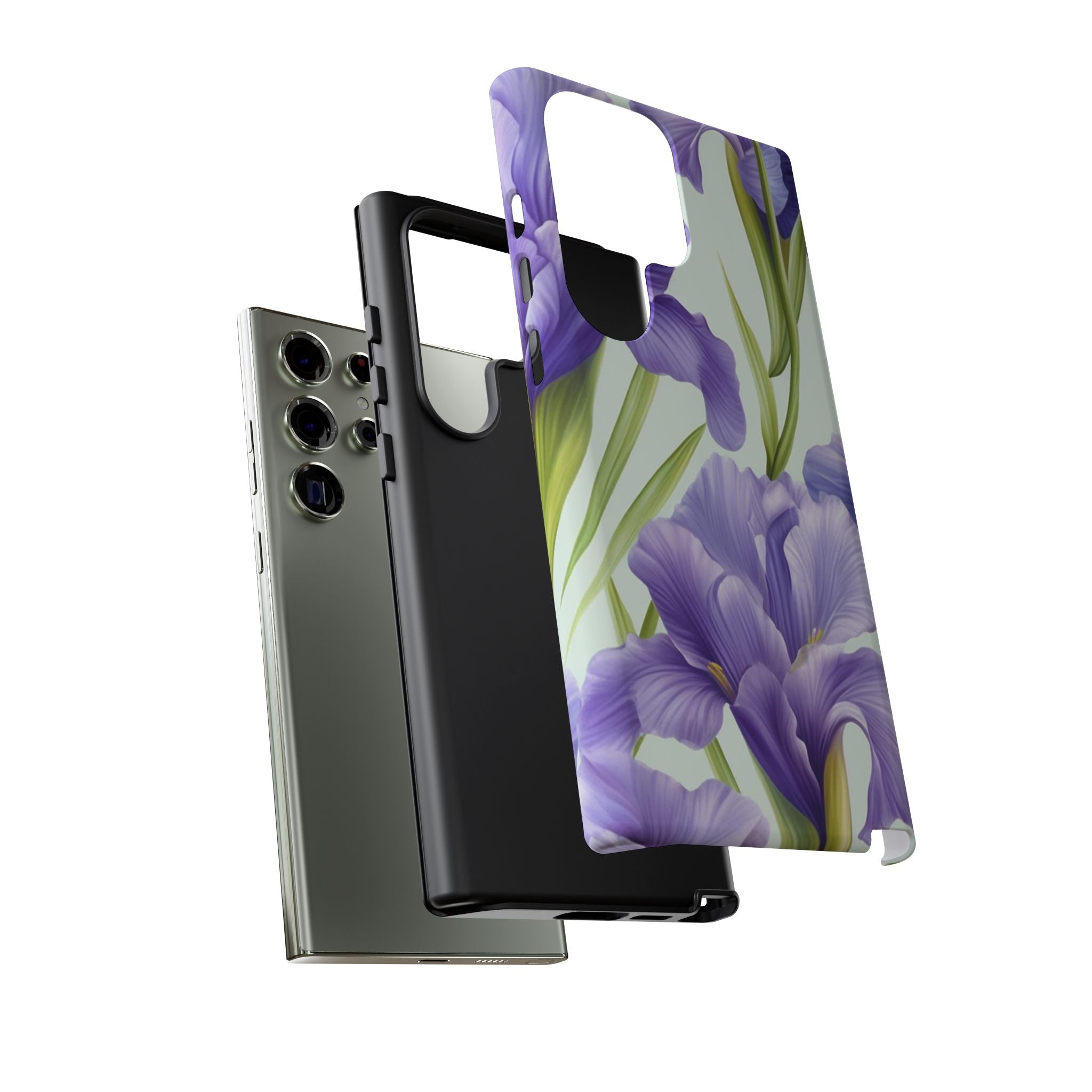 Elegant Purple Iris Samsung Phone Case