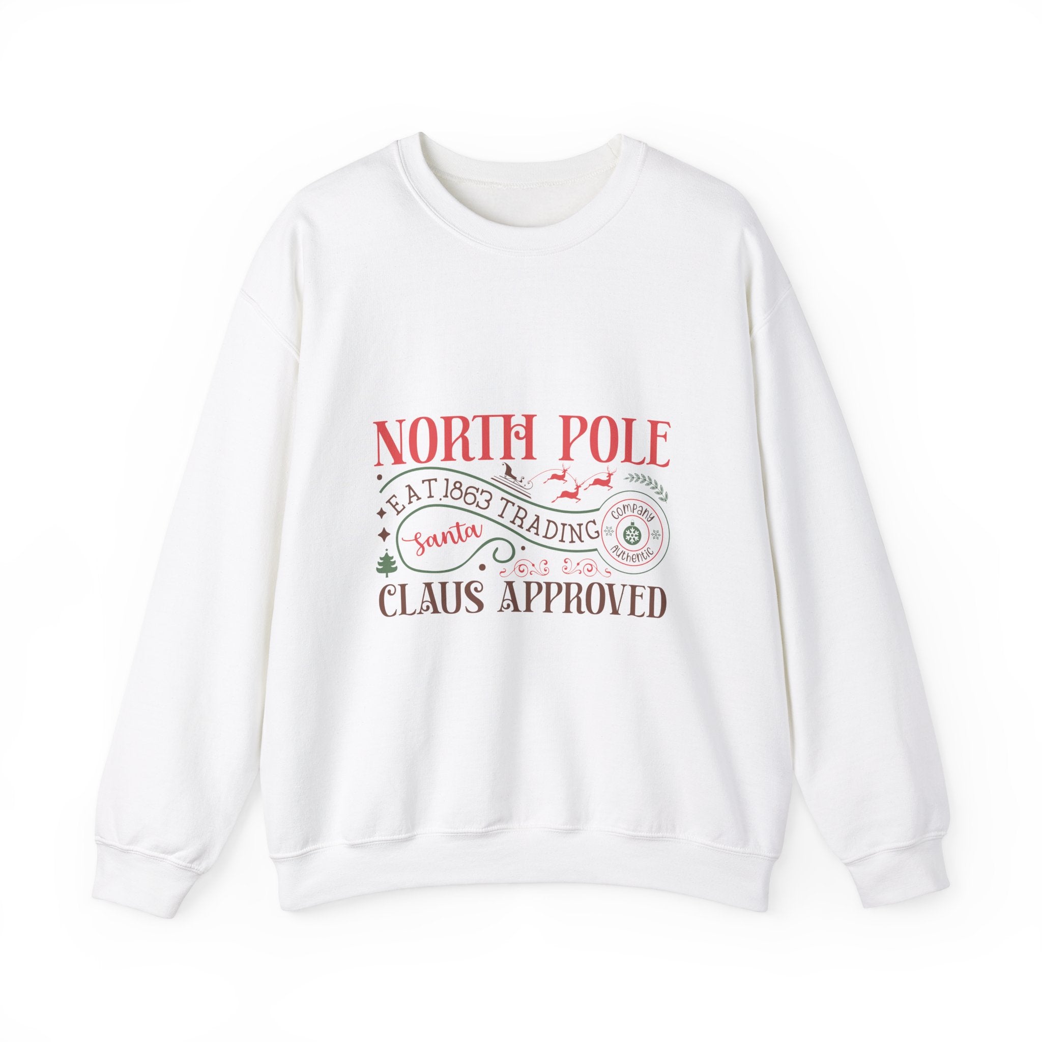 North Pole Eat.1863 Santa Claus Sweatshirt