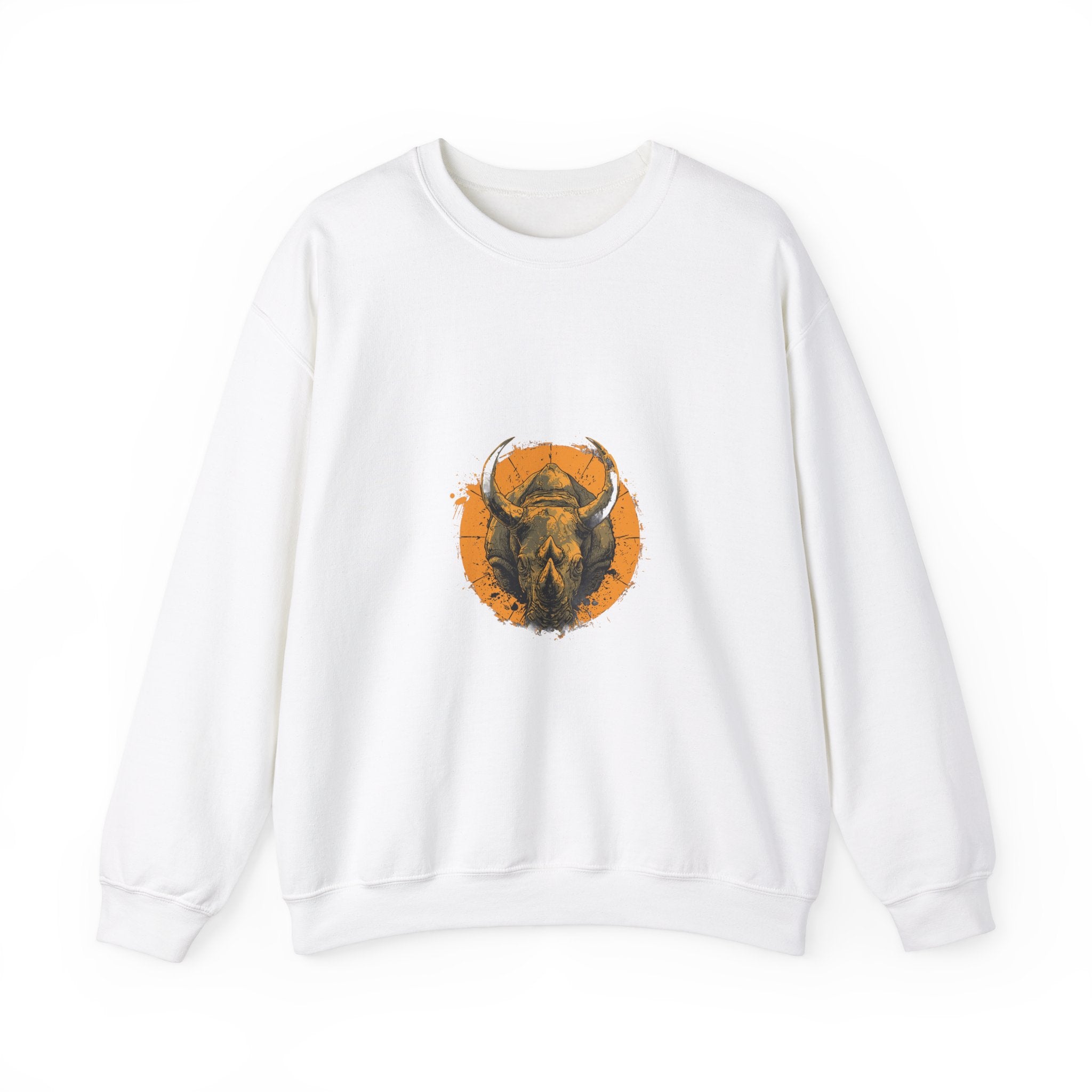 Rhino Head Grunge Sweatshirt