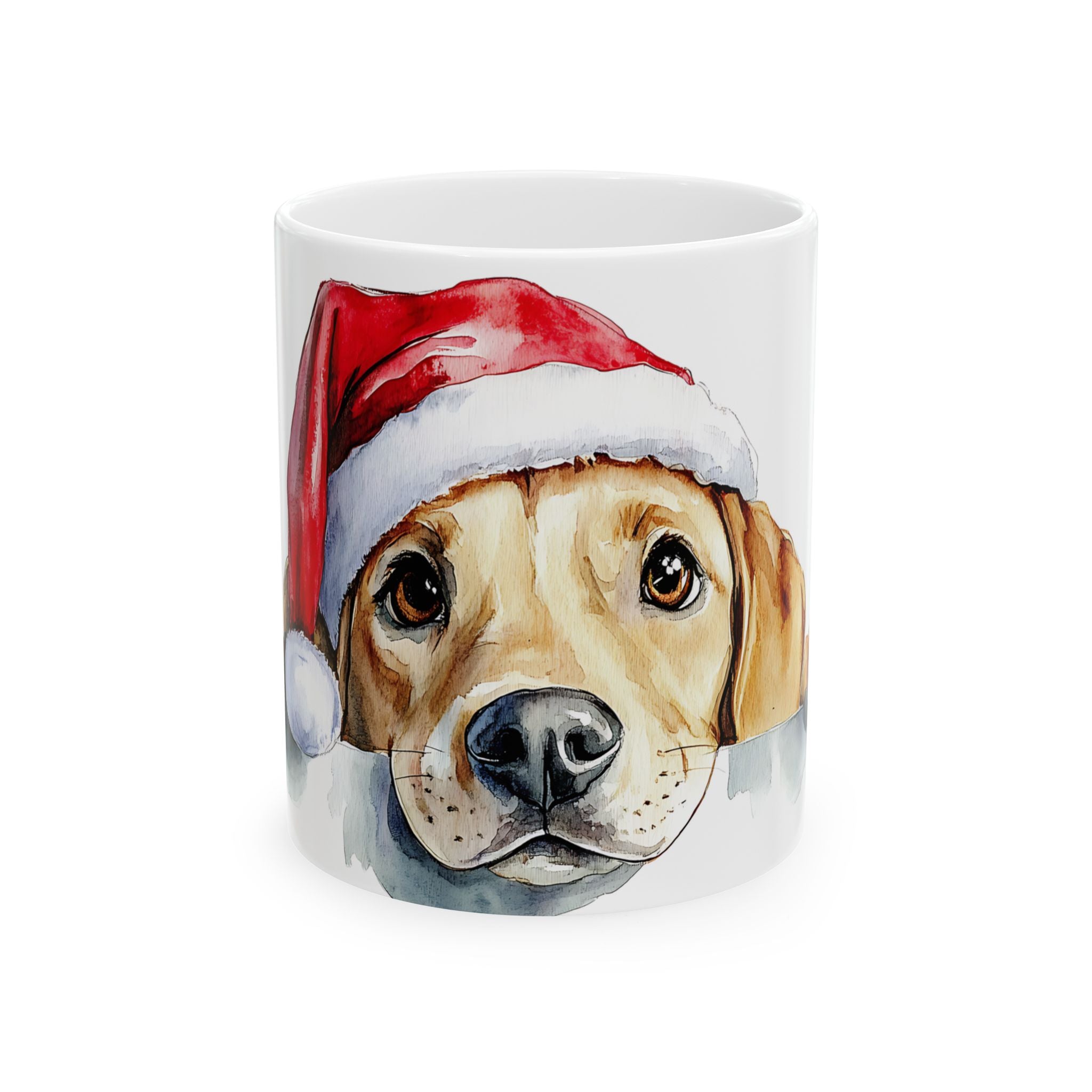 Santa Paws Lab Mug: Christmas Dog