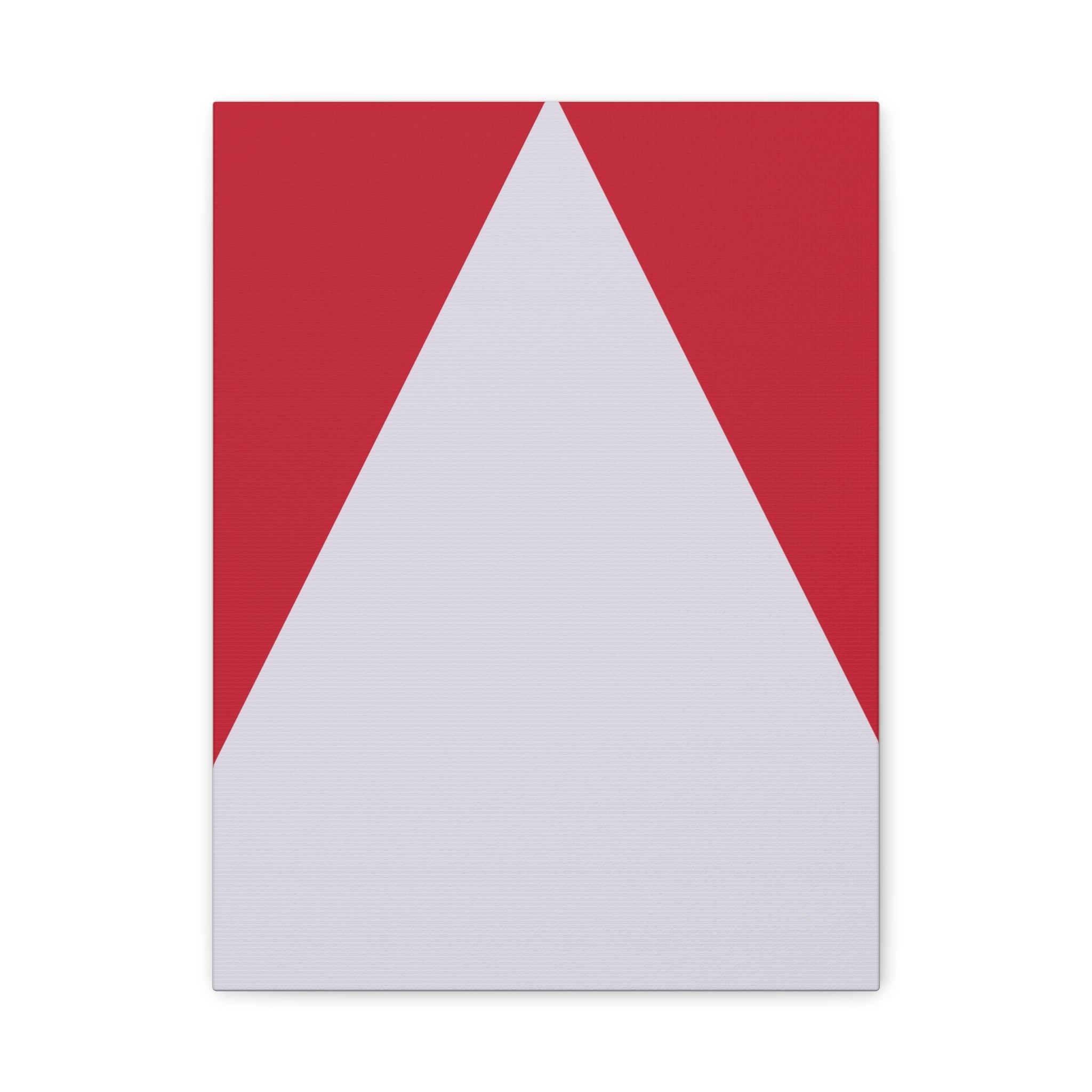 Geometric Triangle Canvas Art Print