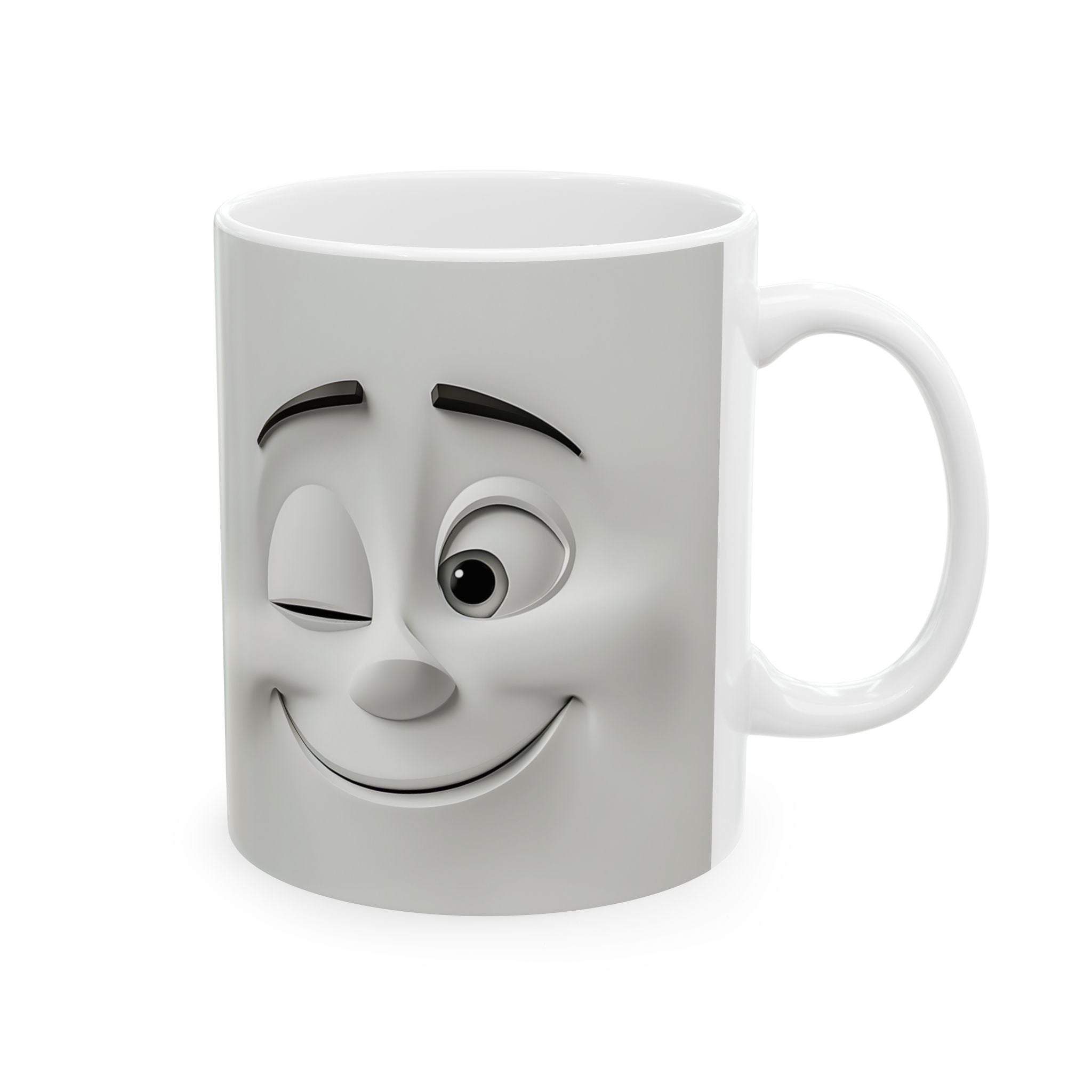 Winking Faces 3D Mug - Cute Cartoon Mug