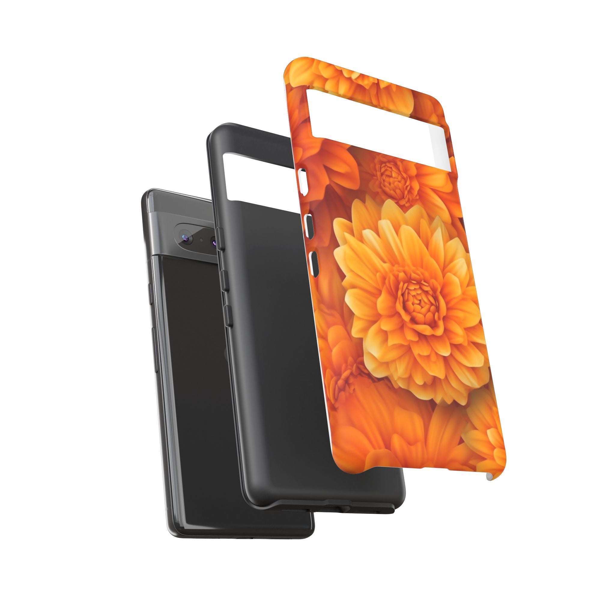 Vibrant Orange Dahlia Google Google Pixel Case (All Models)