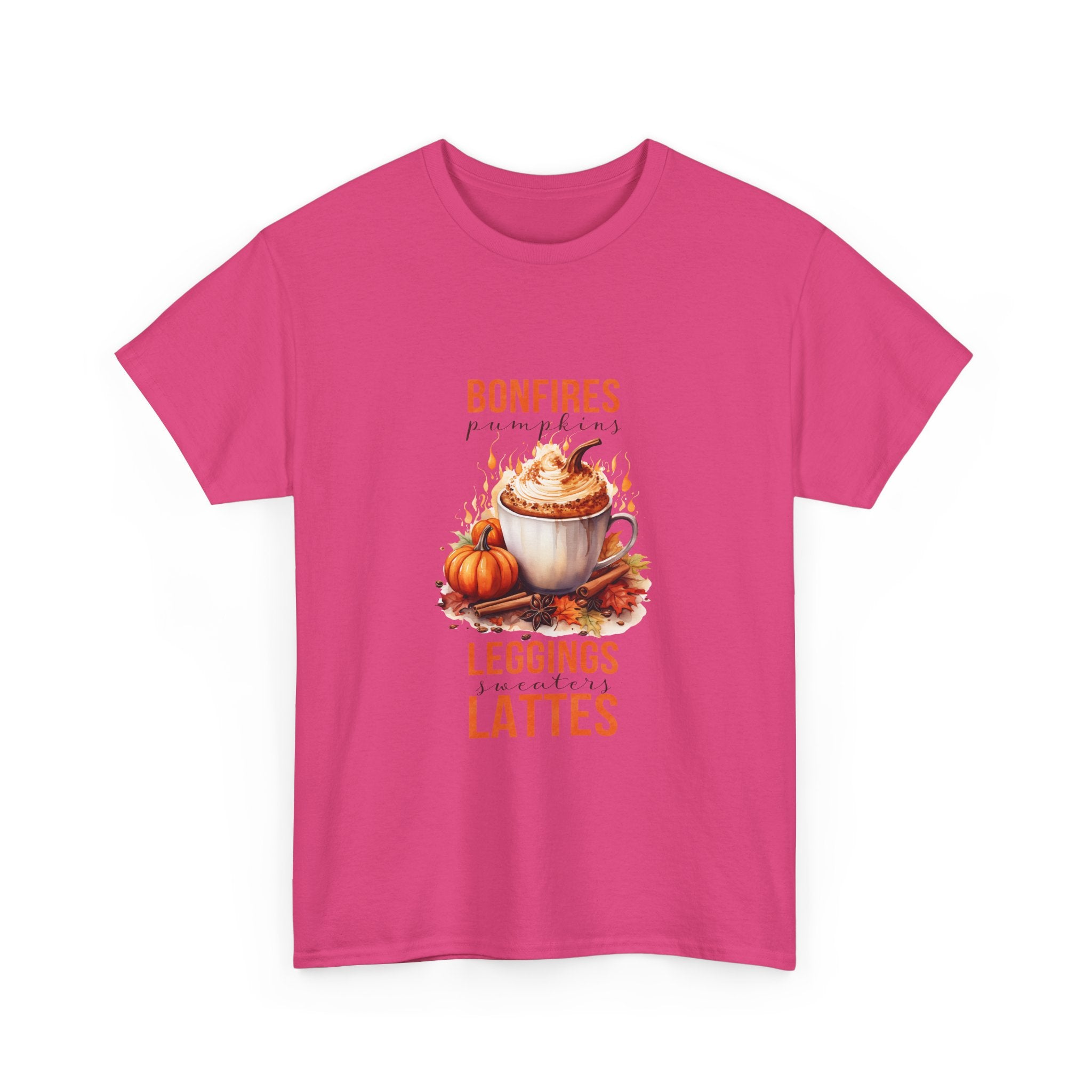 Cozy Autumn Bonfires & Pumpkins Tee